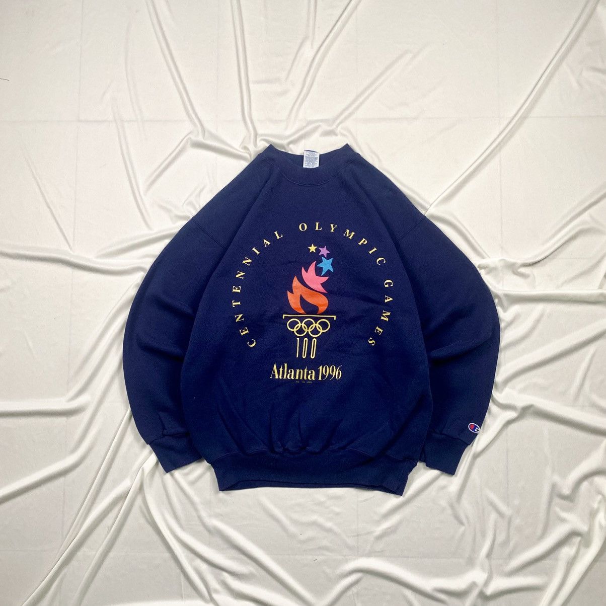 Champion Grail Vintage 90s 1996 Atlanta Olympic Games Crewneck Size US L / EU 52-54 / 3 - 1 Thumbnail