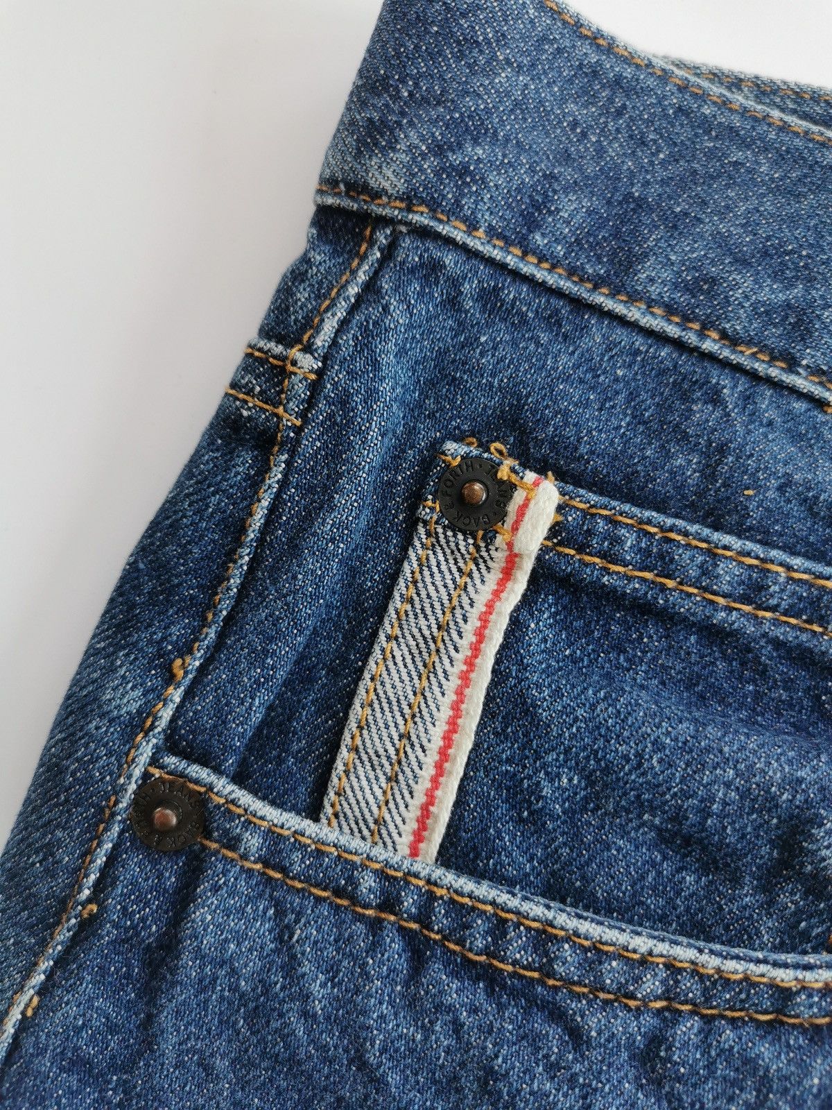 Kapital Back & Forth Selvedge Distressed Ripped Reworked Patch Jeans Size US 28 / EU 44 - 8 Thumbnail