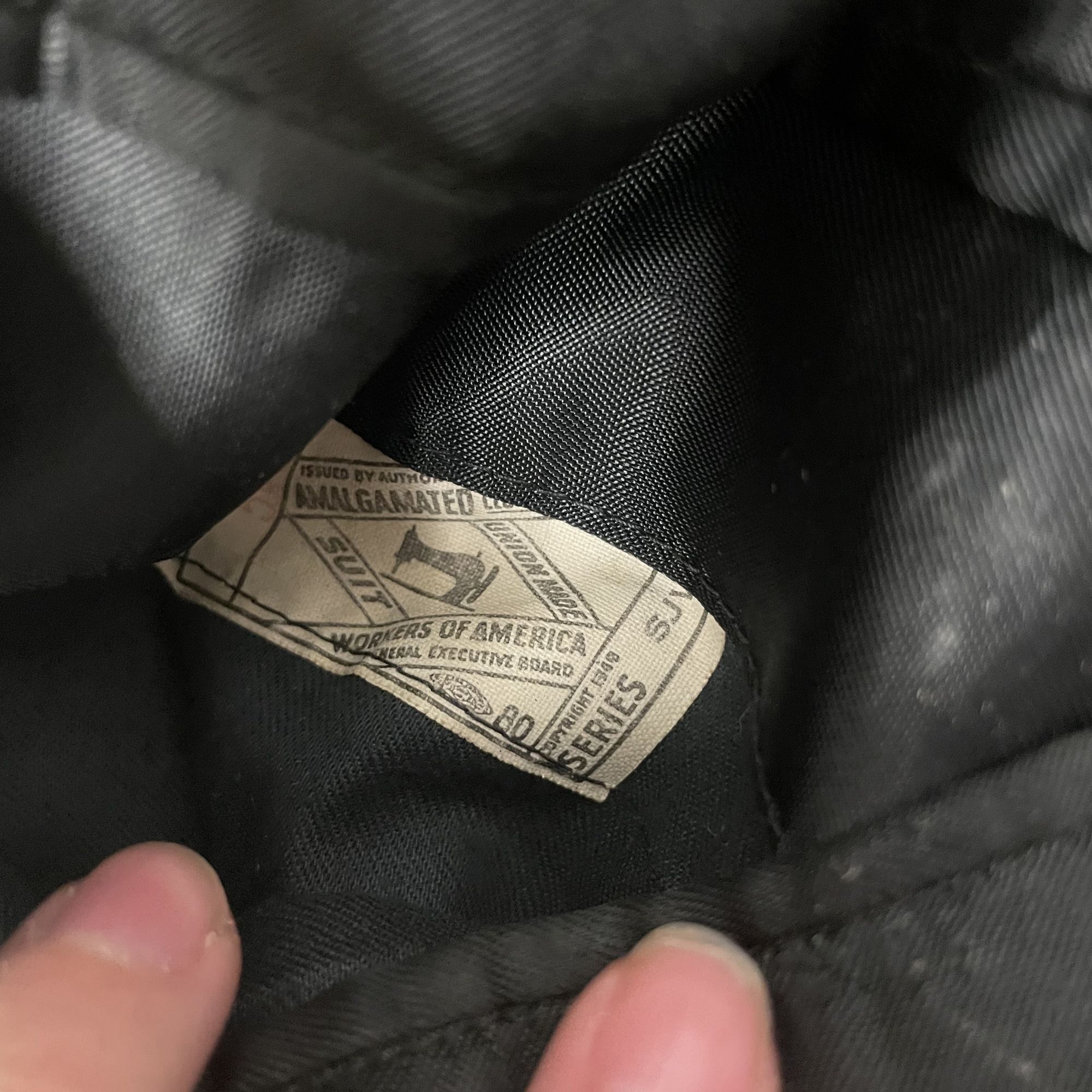 Other Vtg BESPOKE BLACK Sport Coat ROCKABILLY Jacket Size 40R - 5 Thumbnail