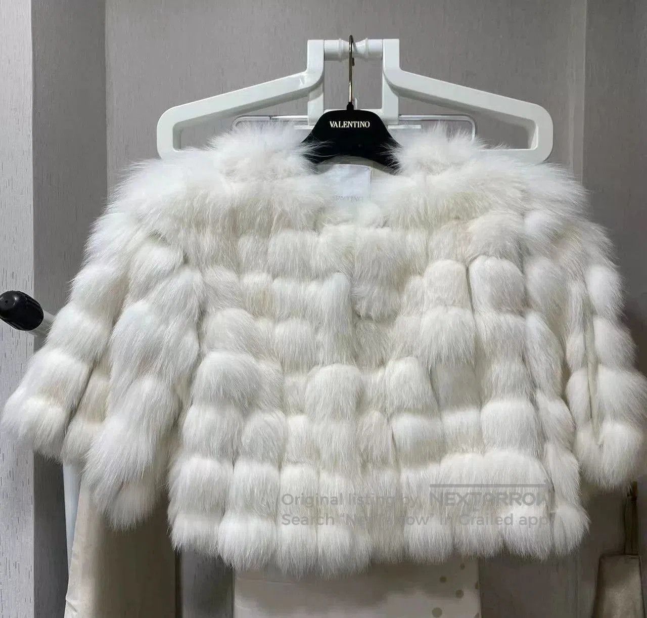 Valentino Valentino Arctic Fox Fur Coat. Size S / US 4 / IT 40 - 1 Thumbnail
