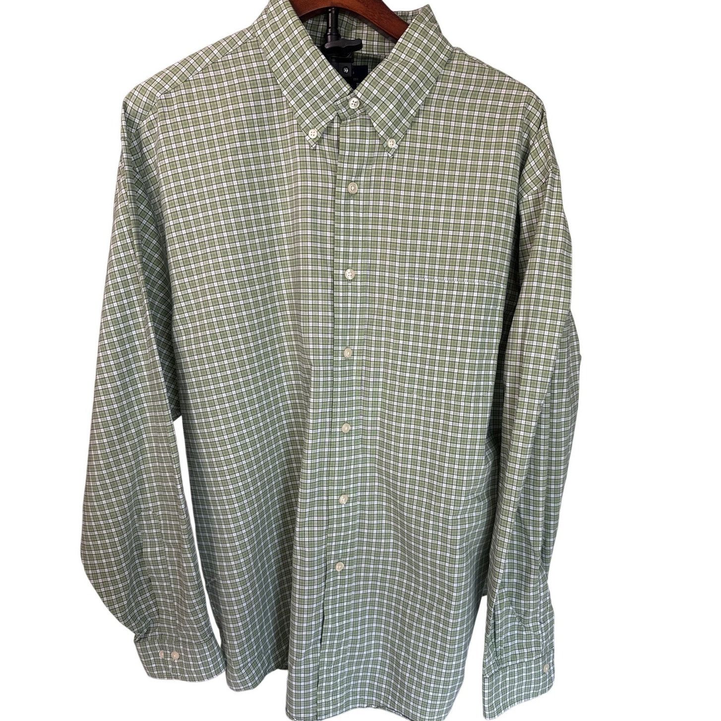 Brooks Brothers Brooks Brothers 346 Men’s XL Check Dress Shirt 100% Cotton Size US XL / EU 56 / 4 - 1 Thumbnail