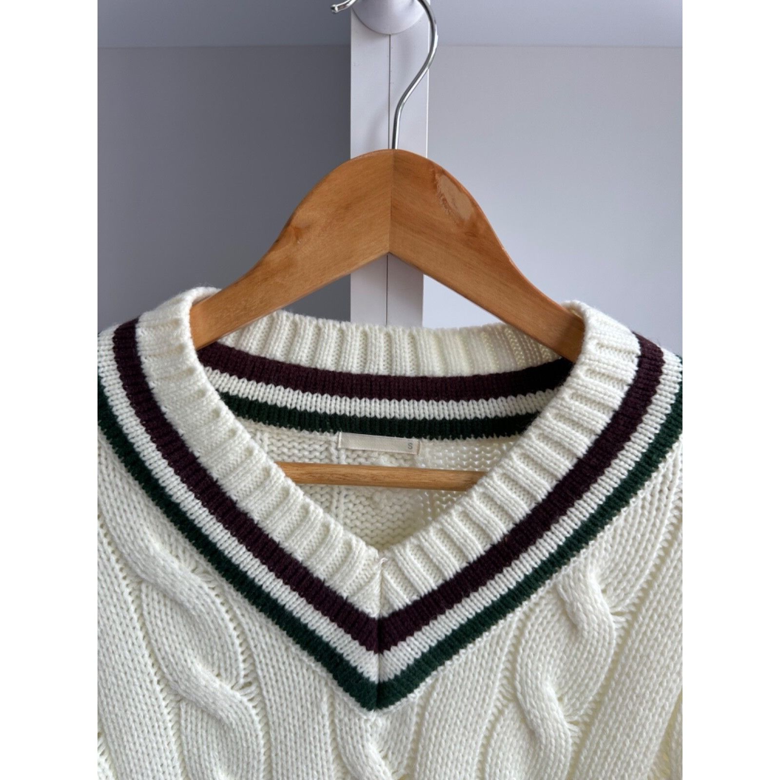 Japanese Brand VTG GU Japanese Heavy Knitted Beige Sweater Size US S / EU 44-46 / 1 - 5 Thumbnail