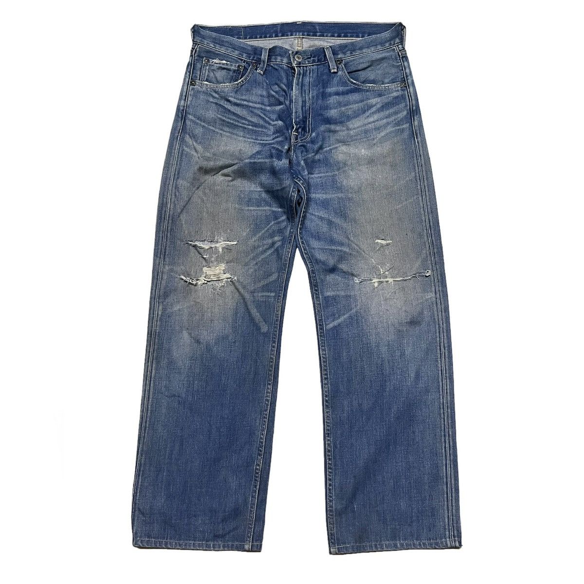 Levi's Vintage Distressed Levis Lot 503 Denim Jeans Size US 34 / EU 50 - 1 Thumbnail