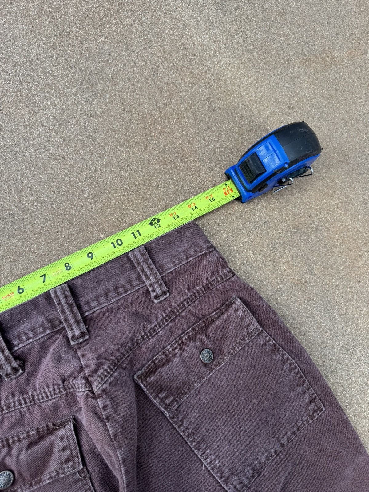 Levi's × Vintage Vtg 70’s Jc Penney Bellbottom Flare Brown Bush Pants 27x28 Size 27" / US 4 / IT 40 - 8 Thumbnail