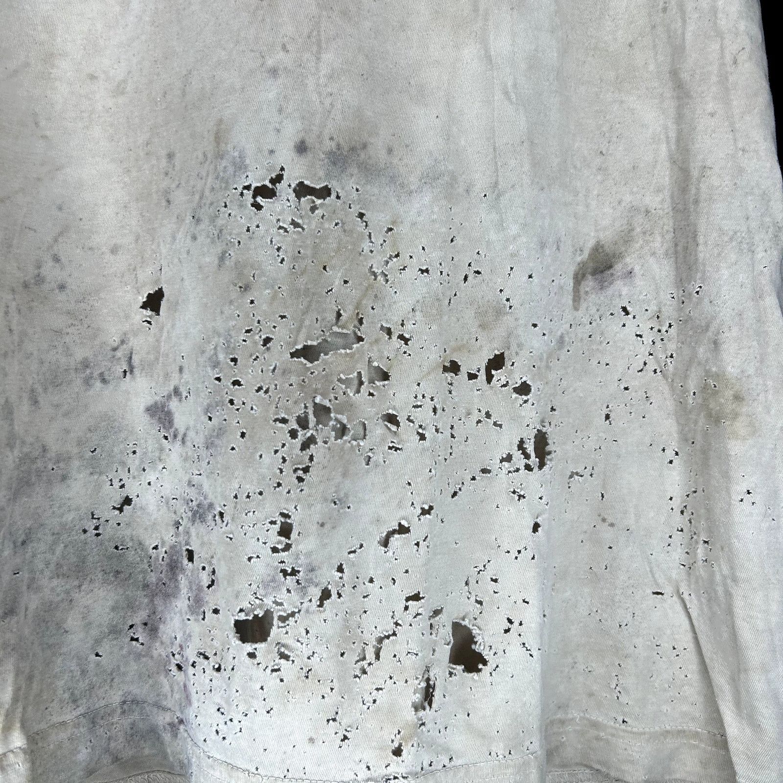 Vintage Insanely Thrashed / Distressed Skiing T-Shirt Vintage Size US L / EU 52-54 / 3 - 11 Thumbnail