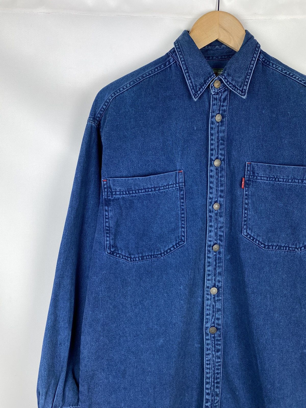 Levi's Levis Vintage Men’s Long Sleeve Denim Button Up Shirt Size US S / EU 44-46 / 1 - 4 Thumbnail