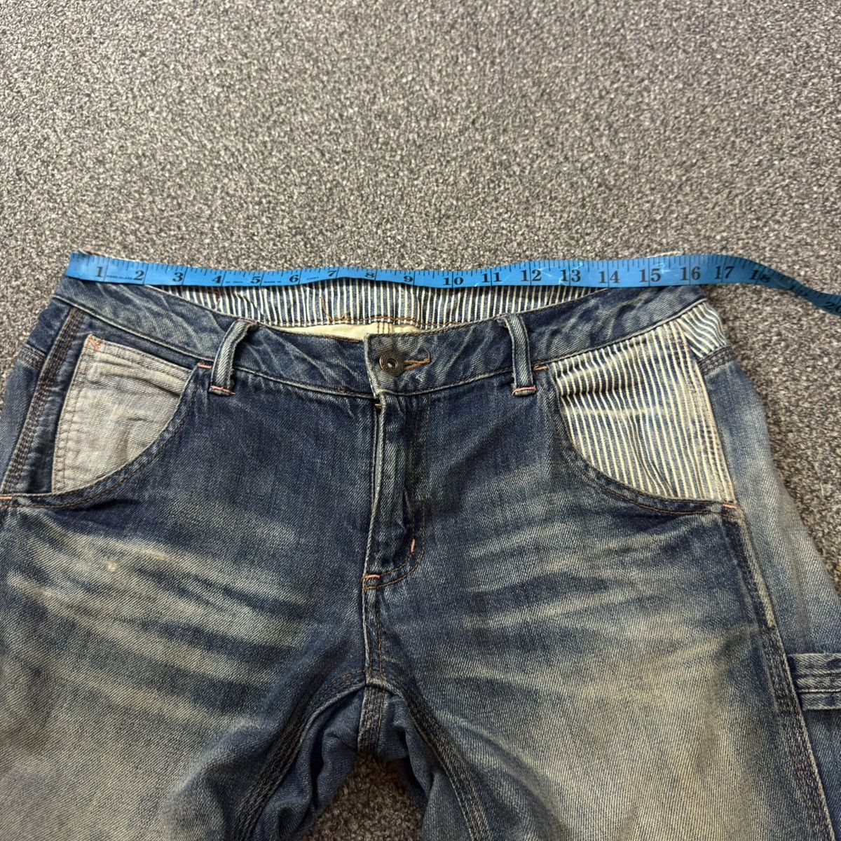 14th Addiction Japanese Vintage 90s HR Market Dungaree Pants Streetwear Size US 32 / EU 48 - 17 Thumbnail