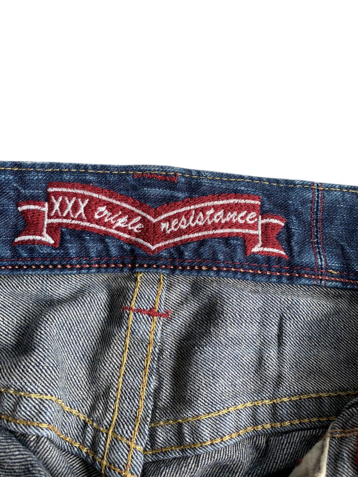 FLARE💥 LIBERTO PUNK STYLE RUSTY&FADED DISTRESSED DENIM🎌