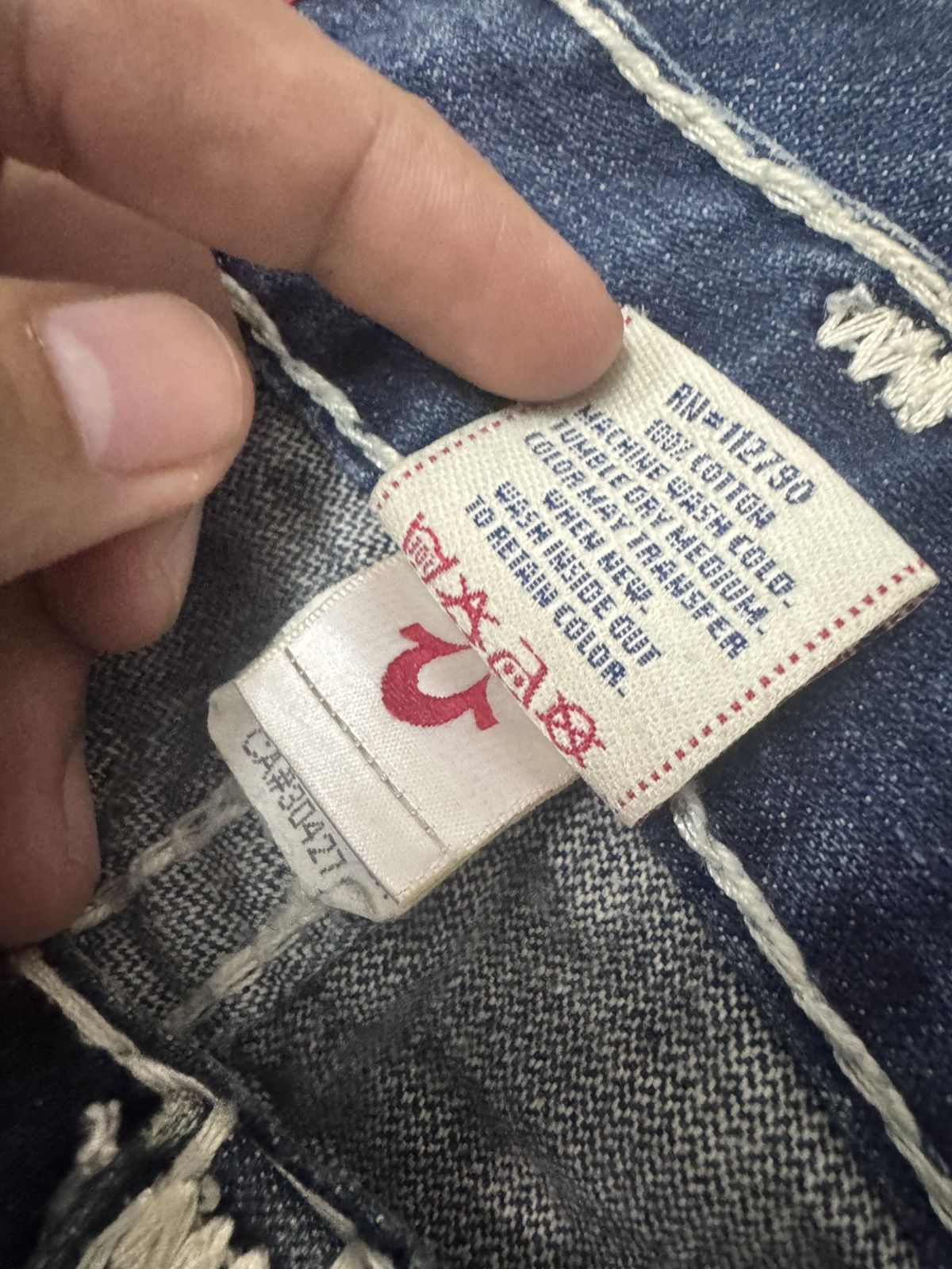 True Religion TRUE RELIGION JOEY SUPER T FLAP FLARE JEANS Size US 34 / EU 50 - 6 Thumbnail