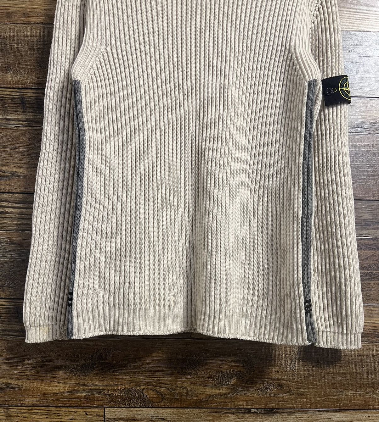 Stone Island STONE ISLAND Sweater Half Zip Wool Heavy Knit Vintage AW 03 Size US XL / EU 56 / 4 - 5 Thumbnail