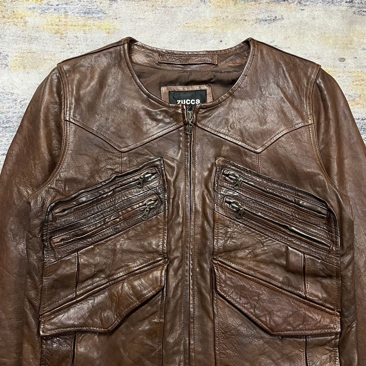CABANE de ZUCCa Zucca multi pocket leather jacket Size US M / EU 48-50 / 2 - 3 Thumbnail