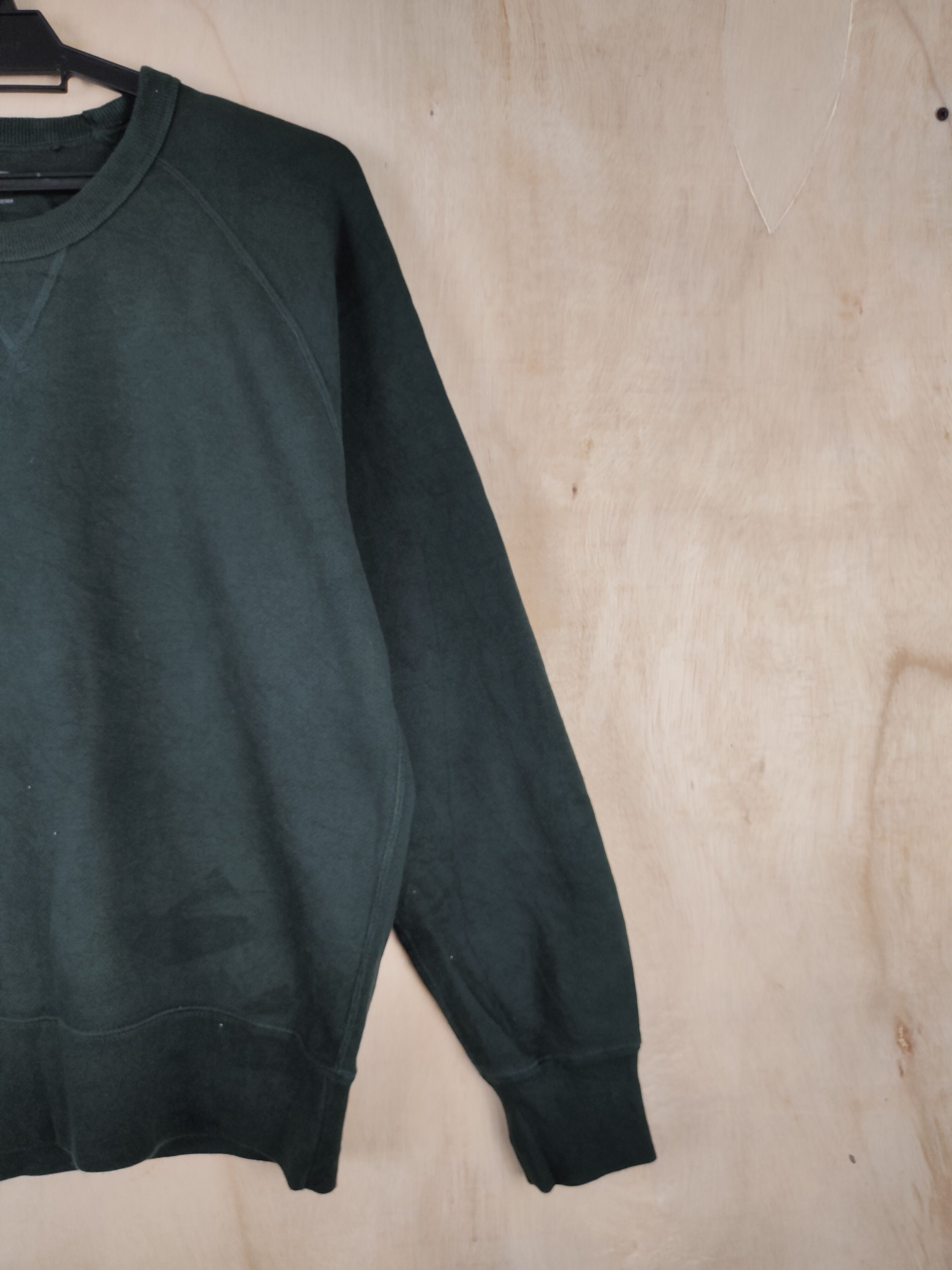 Japanese Brand × Vintage Uniqlo vintage Dark Green Sweatshirts #2598 Size US S / EU 44-46 / 1 - 4 Thumbnail