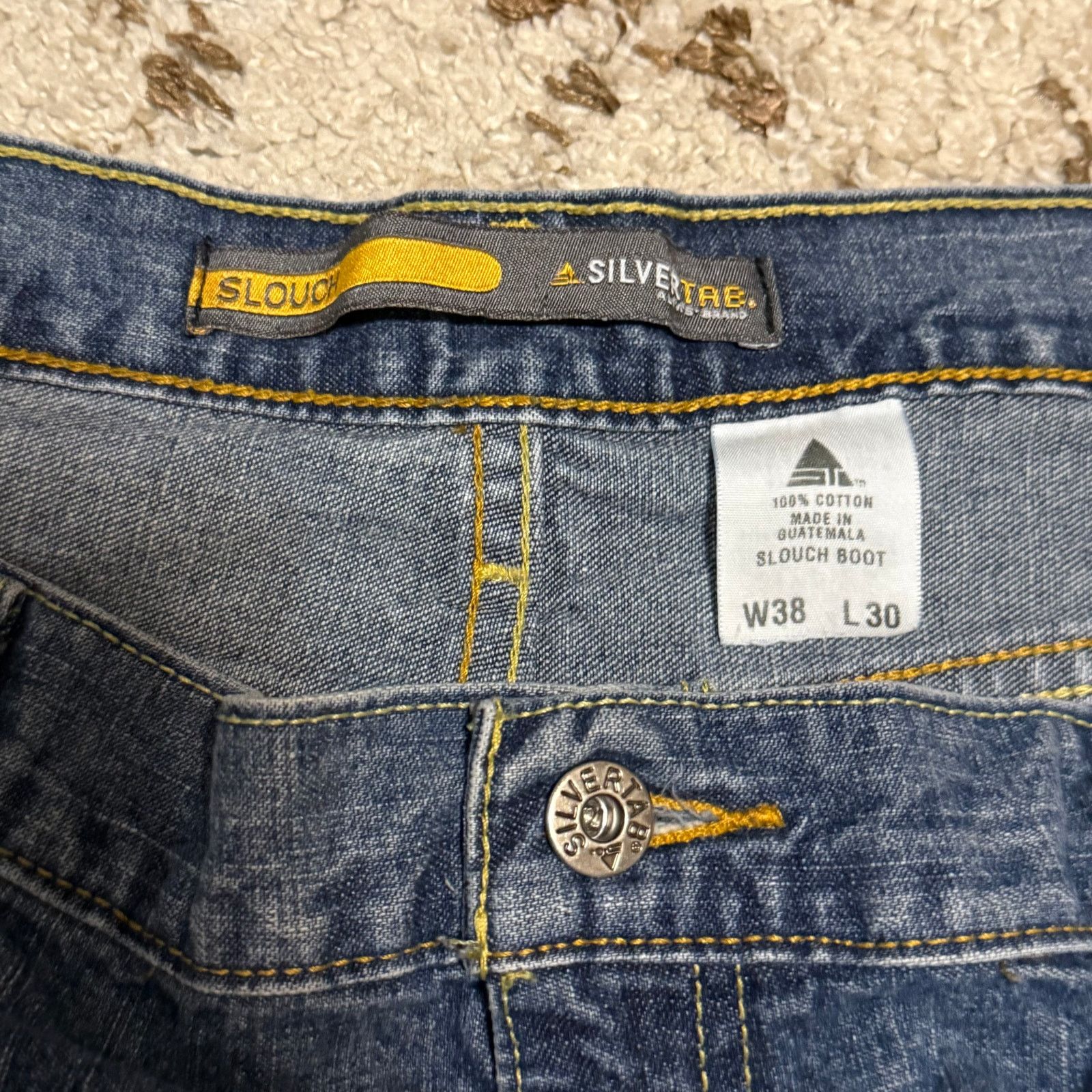Levi's × Vintage Vintage Levi's Silvertab Slouch Boot Baggy Jeans Size 38x28 Size US 38 / EU 54 - 7 Thumbnail