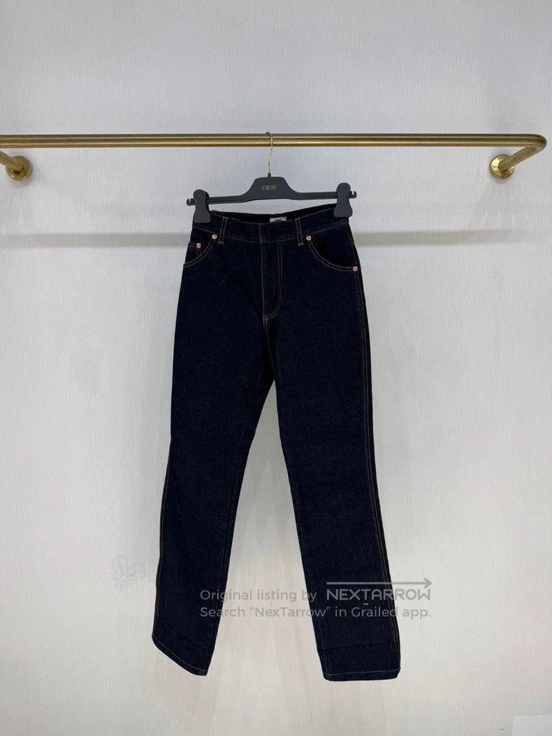 Dior Dior 23SS Solid Color High-Waist Jeans. Size US 26 / EU 42 - 1 Thumbnail