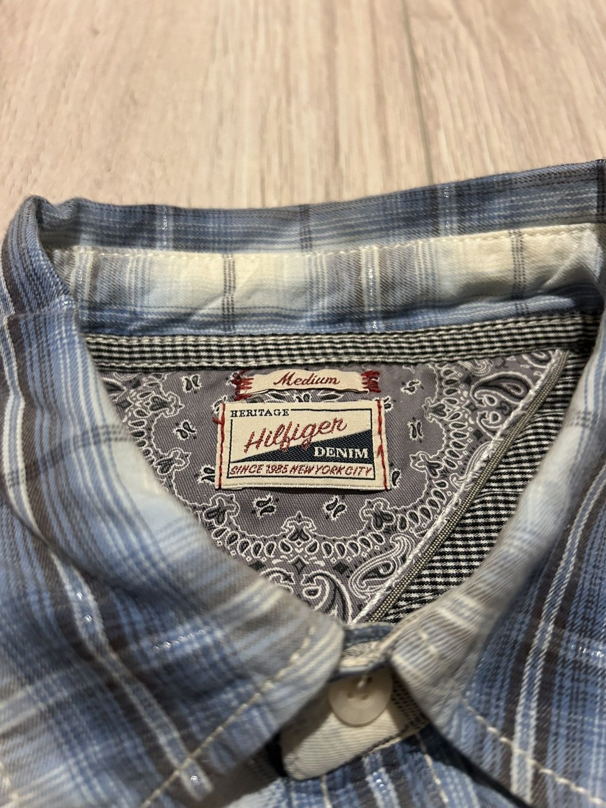 Tommy Hilfiger Heritage Hilfiger Denim basic striped shirt Size US M / EU 48-50 / 2 - 3 Thumbnail