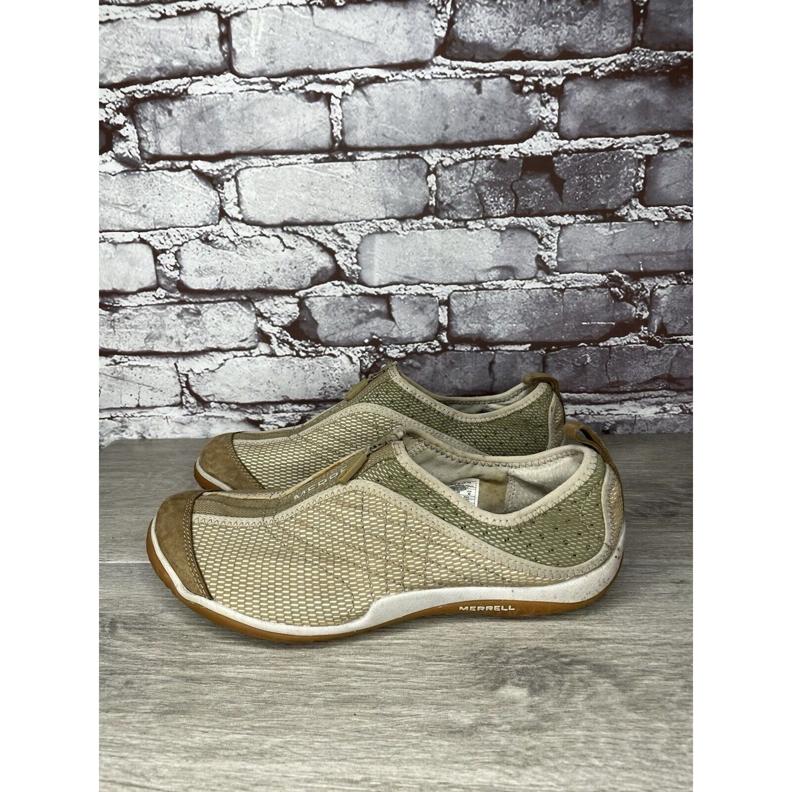 Merrell Merrell Lorelei Zip Deep Tan Synthetic Sneakers Shoes Women Size US 9 / IT 39 - 3 Thumbnail