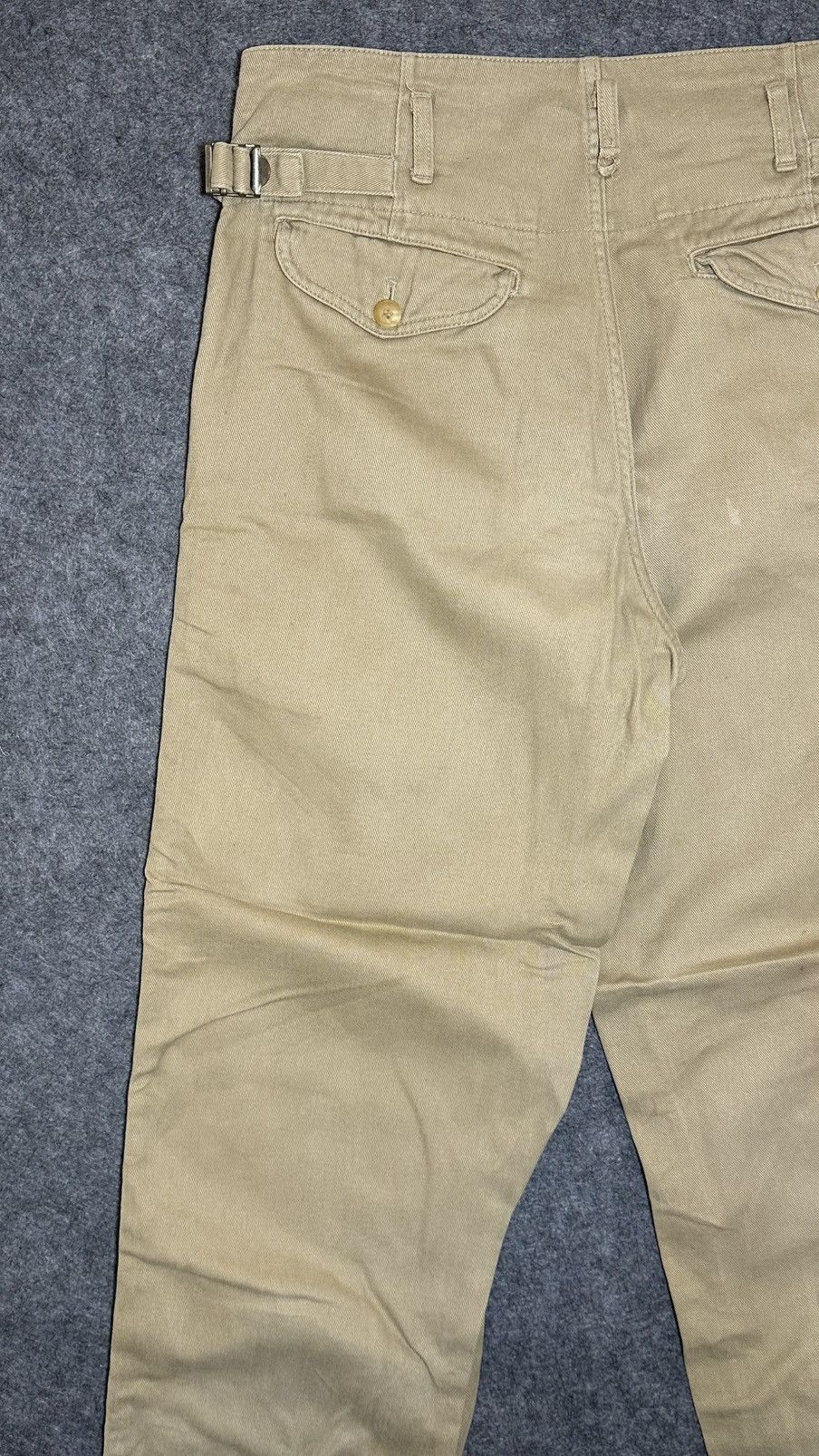 Issey Miyake Issey Miyake men's cotton pants in beige. Size US 36 / EU 52 - 10 Thumbnail