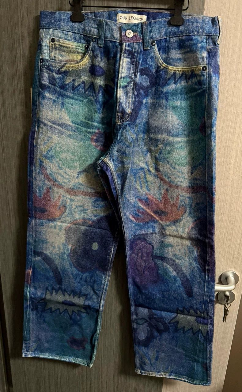 Our Legacy our legacy Third cut graffiti painted jeans 2503-Nextarrow Size US 32 / EU 48 - 1 Thumbnail