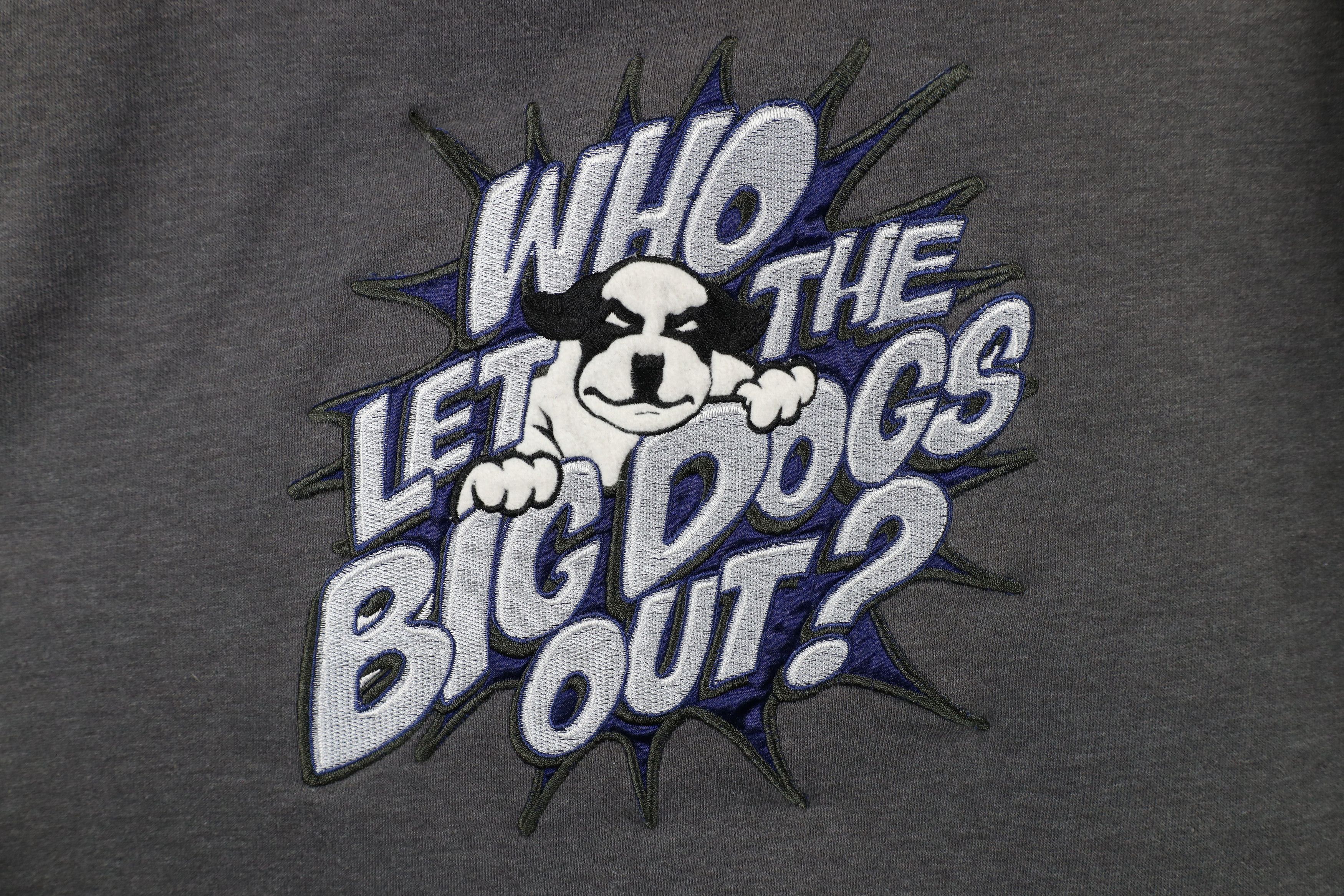 Big Dogs × Vintage Vintage 90s Big Dogs Who Let The Big Dogs Out Sweatshirt Size US L / EU 52-54 / 3 - 4 Thumbnail
