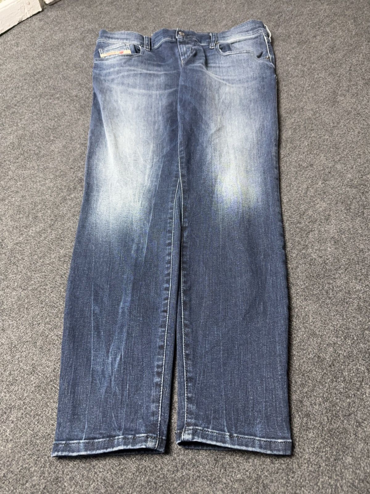 Diesel Luxury 00s Y2K Diesel Grupee-Ankle Super Slim Skinny Jeans Size 30" / US 8 / IT 44 - 3 Thumbnail