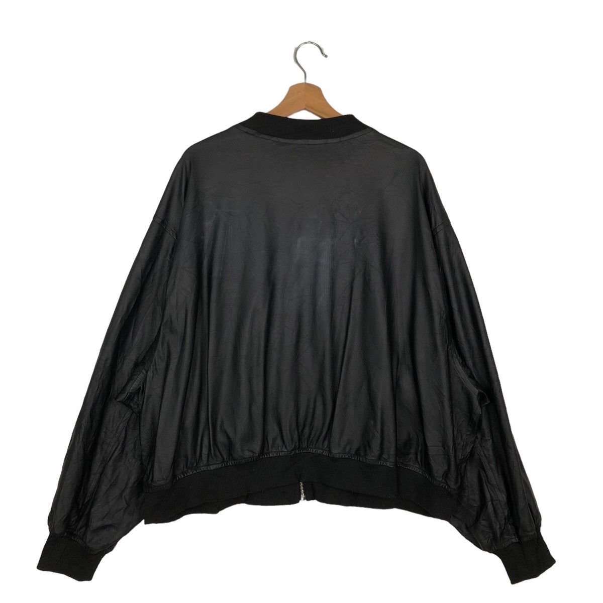 Japanese Brand VINTAGE BOMBER JACKET SATIN SUREVE ISSEY MIYAKE Size US L / EU 52-54 / 3 - 7 Thumbnail