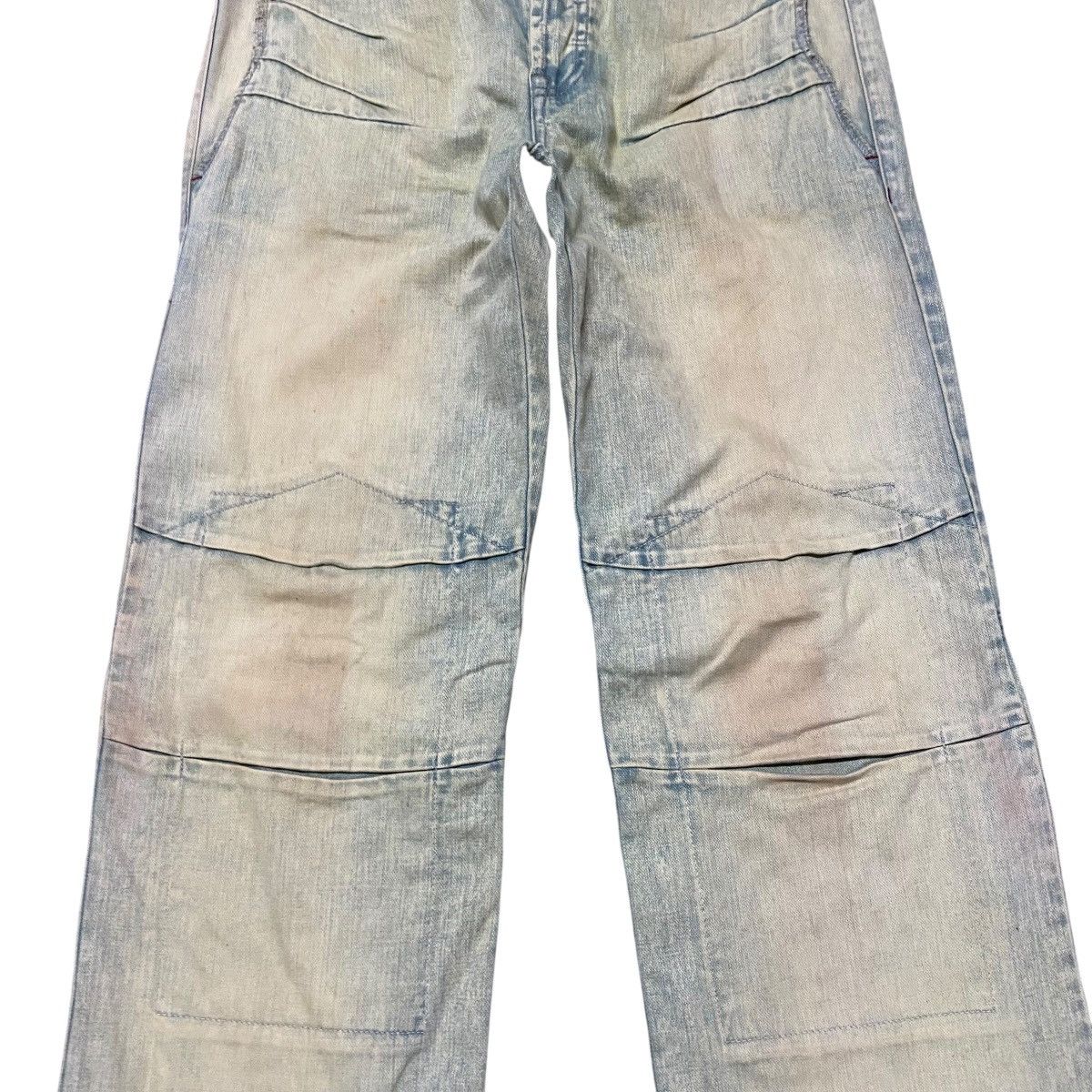 Marithe + Francois Girbaud Marithe Francois Girbaud Denim Mudwash Baggy Jeans Size US 32 / EU 48 - 6 Thumbnail