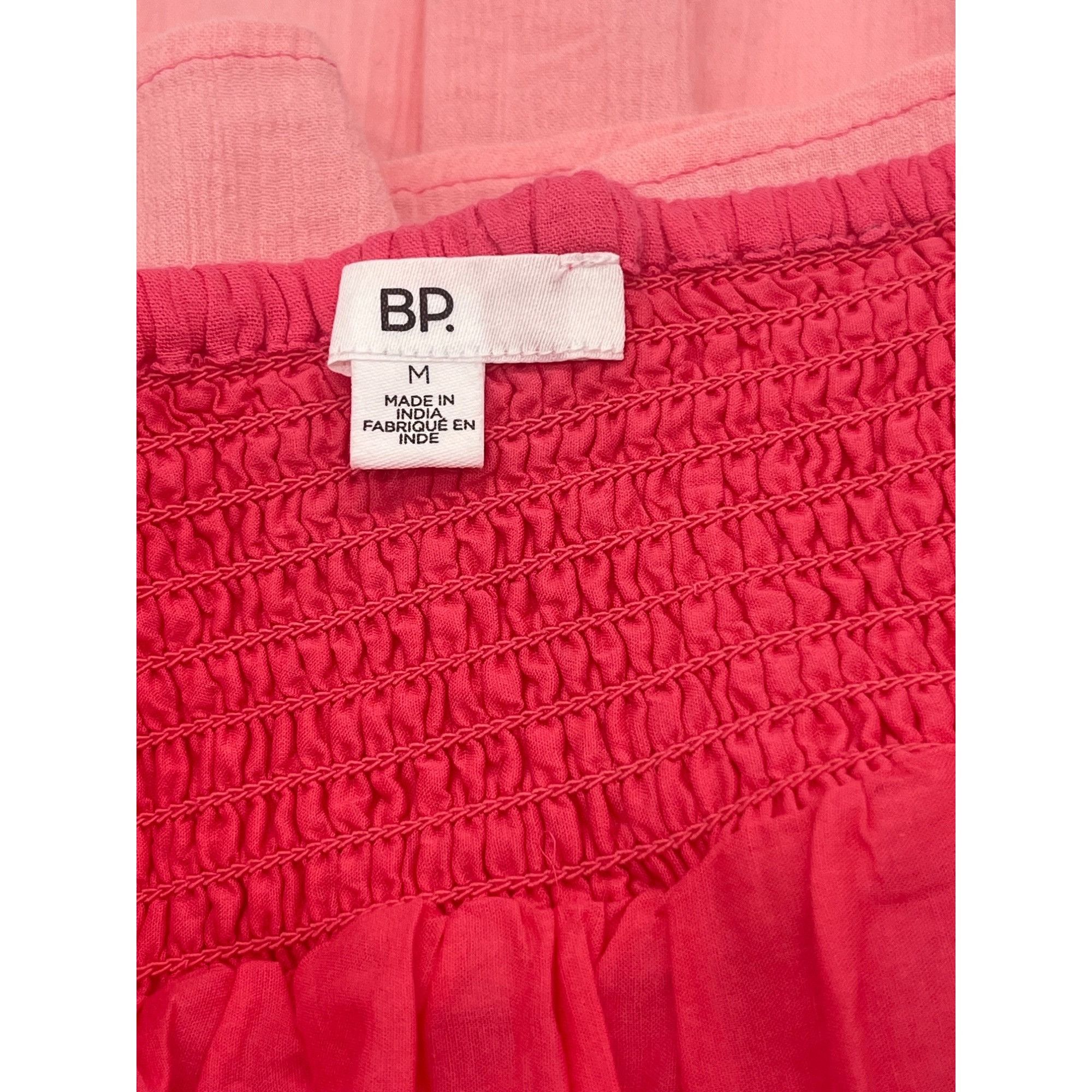 Other Bp Junior's Floral Tiered Cotton Babydoll Dress In Pink Mul Size M / US 6-8 / IT 42-44 - 6 Thumbnail