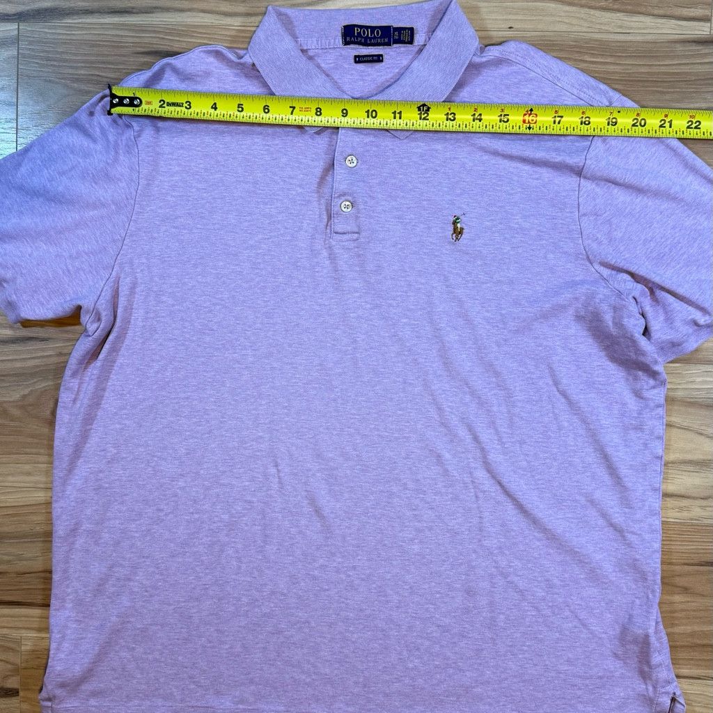 Polo Ralph Lauren Polo Ralph Lauren Men’s XL Classic Fit Polo Shirt Pink Size US XL / EU 56 / 4 - 4 Thumbnail