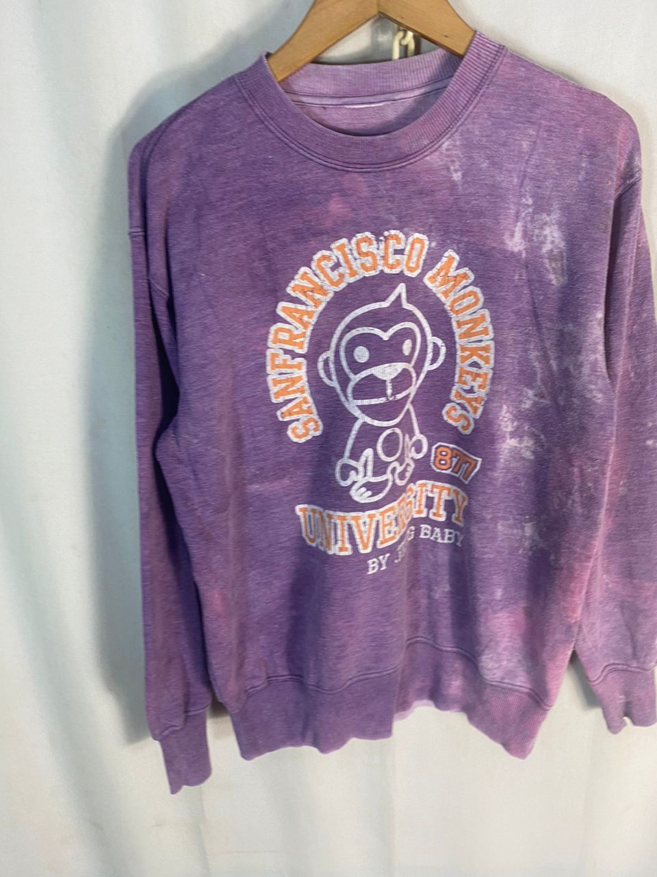 Japanese Brand University San Francisco monkeys sweatshirt by uittg baby Size US M / EU 48-50 / 2 - 4 Thumbnail