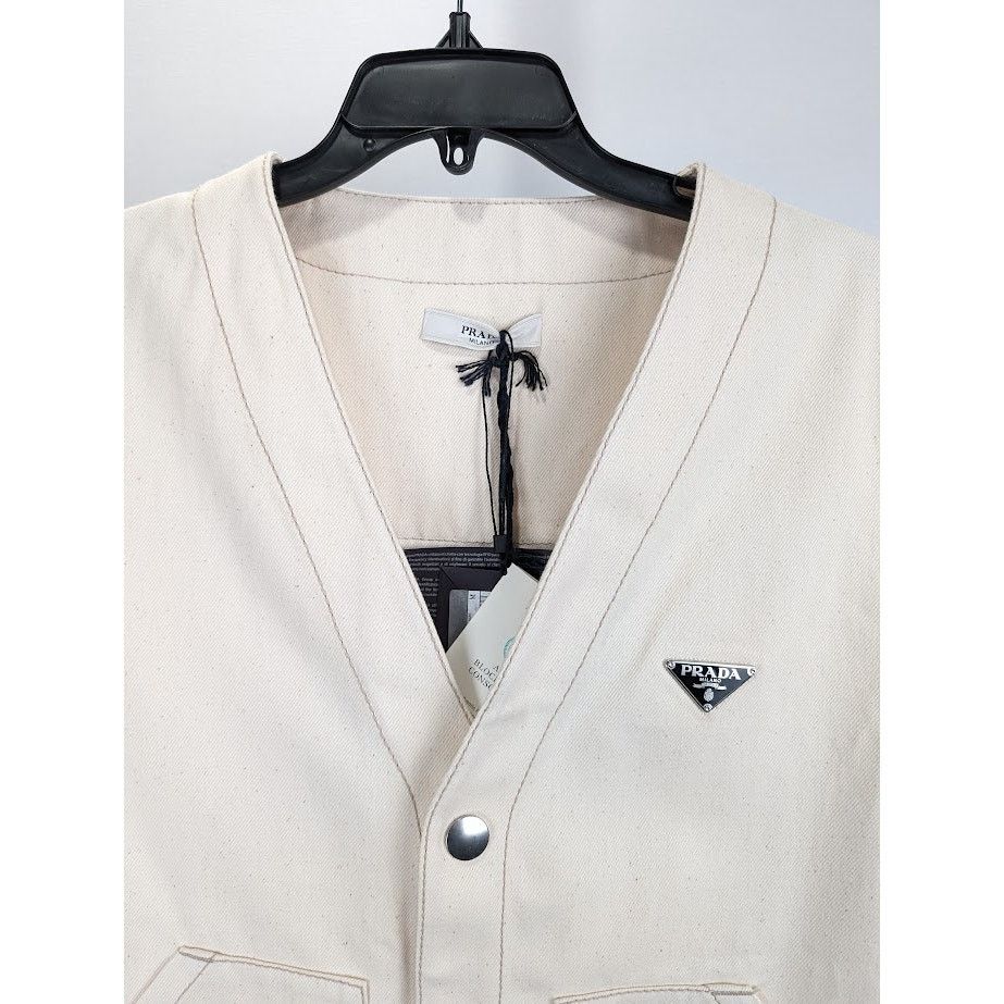 Prada o1rshd1 Bull Denim in Natural Size US M / EU 48-50 / 2 - 3 Thumbnail
