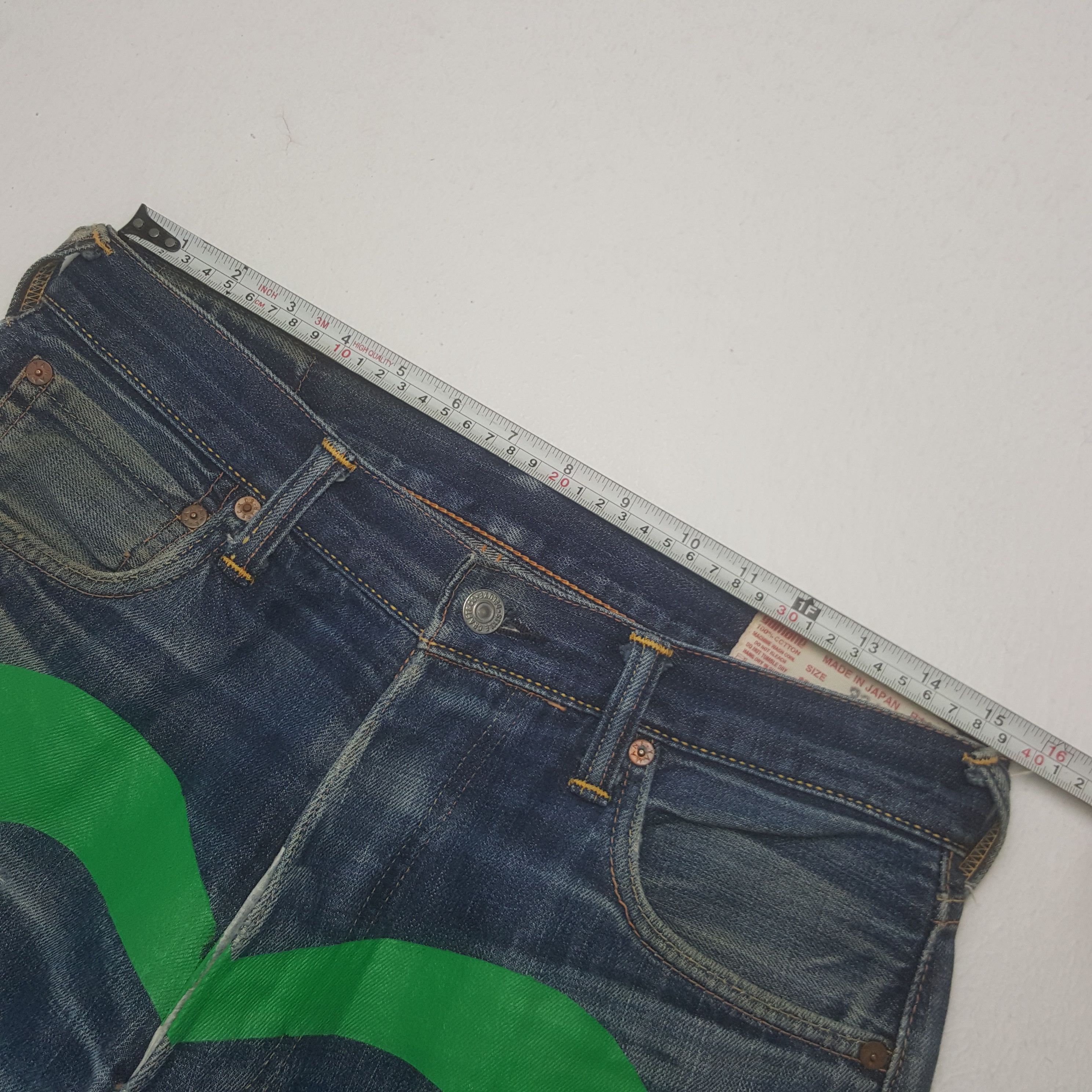 Evisu Vintage Evisu Japan Selvedge Custom Art Daicock Denim Jeans Size US 30 / EU 46 - 7 Thumbnail