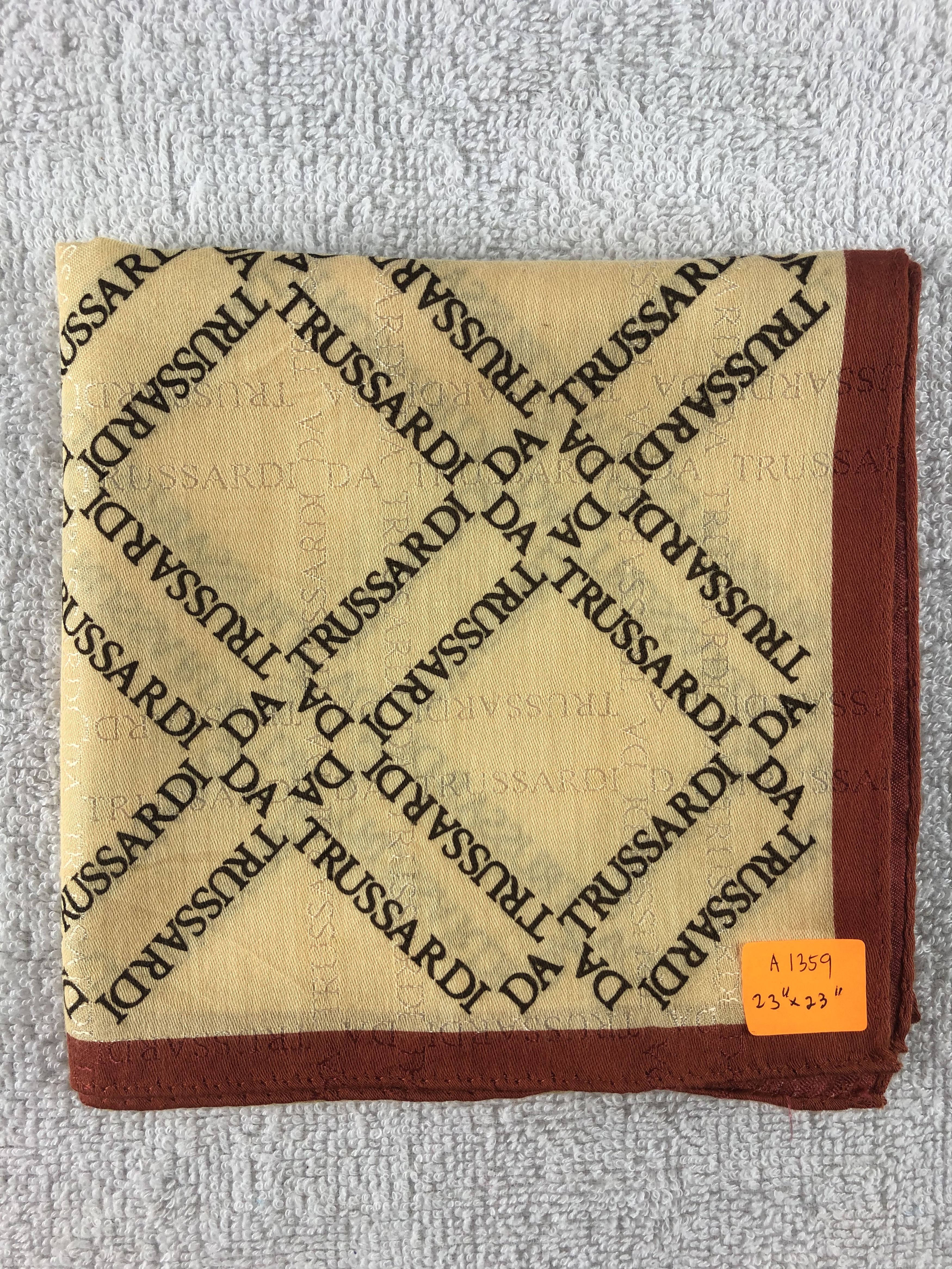 Trussardi × Vintage Trussardi Handkerchief / Bandana / Neckerchief Size ONE SIZE - 7 Thumbnail