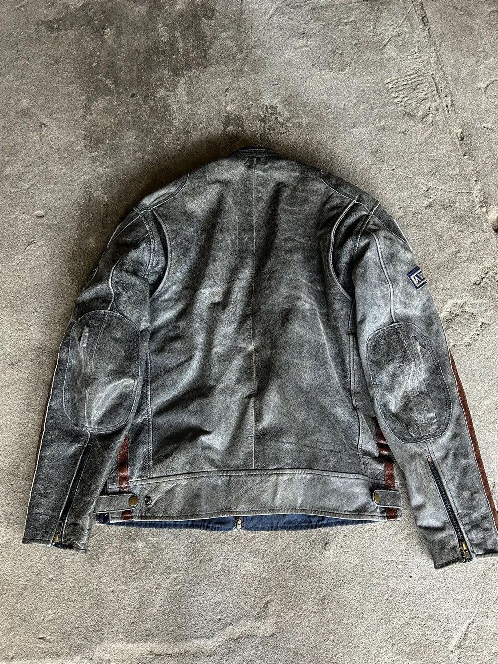 Hysteric Glamour VINTAGE MARLBORO FERRARI STYLE BOXY RACING LEATHER JACKET Size US L / EU 52-54 / 3 - 6 Thumbnail