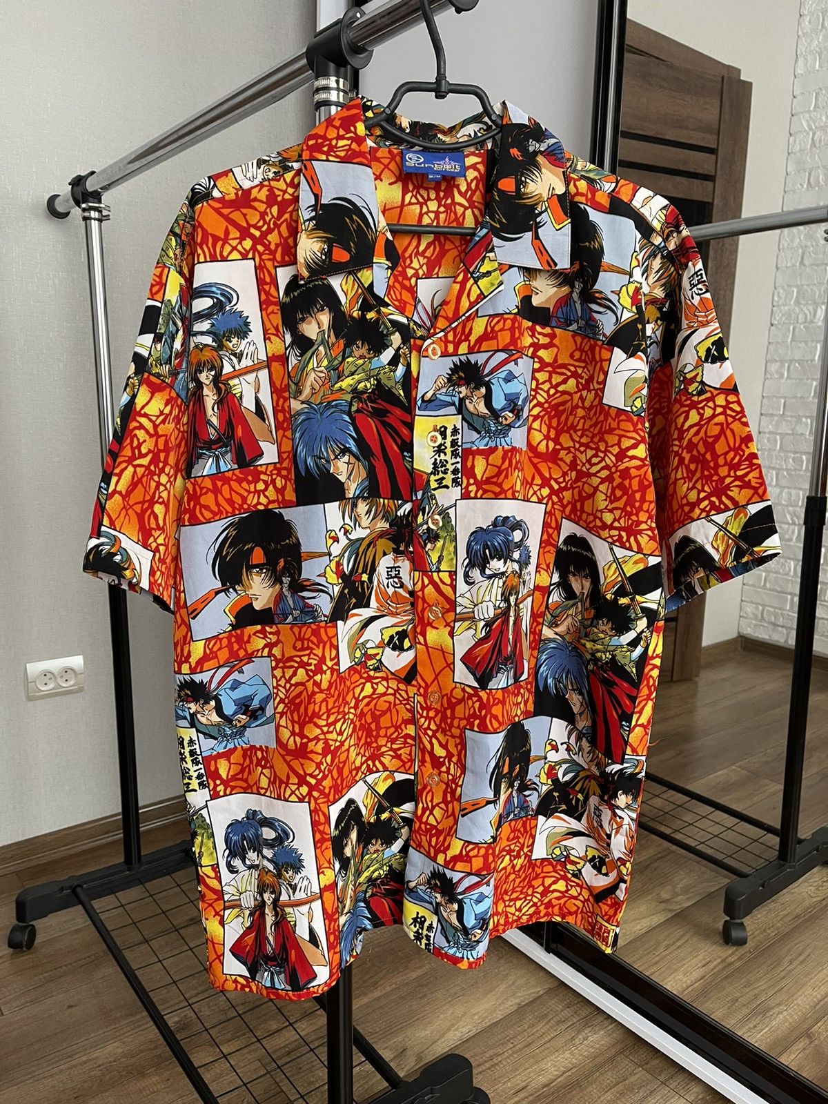 Anime Rurouni Kenshin Vintage Anime Shirt Button Up Size US M / EU 48-50 / 2 - 1 Thumbnail