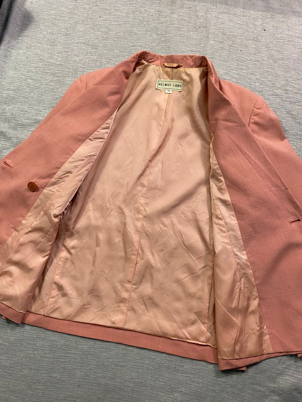 Designer × Helmut Lang × Vintage Vintage Helmut Lang Double Breasted Blazer Size M / US 6-8 / IT 42-44 - 7 Thumbnail