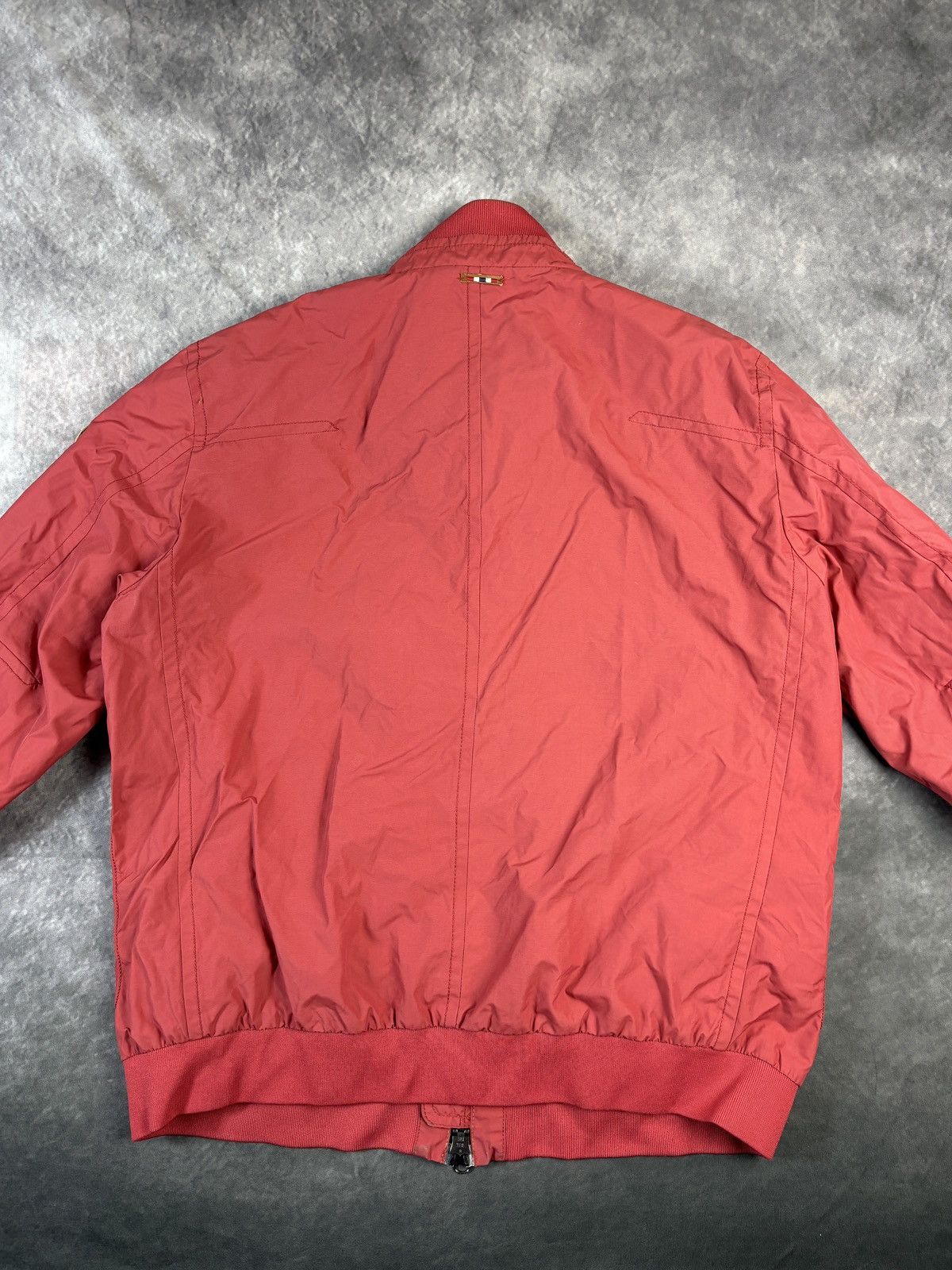 Napapijri × Vintage Vintage Napajiri Jacket Shell Windbreaker Track Jacket Coral Size US L / EU 52-54 / 3 - 9 Thumbnail