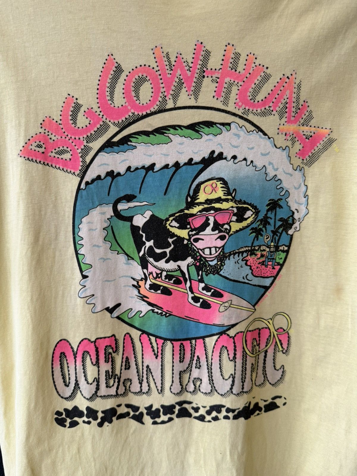 Ocean Pacific Vintage 90s Ocean Pacific OP "Cow Huna" Surfing Hawaii Ter Size US XL / EU 56 / 4 - 3 Thumbnail