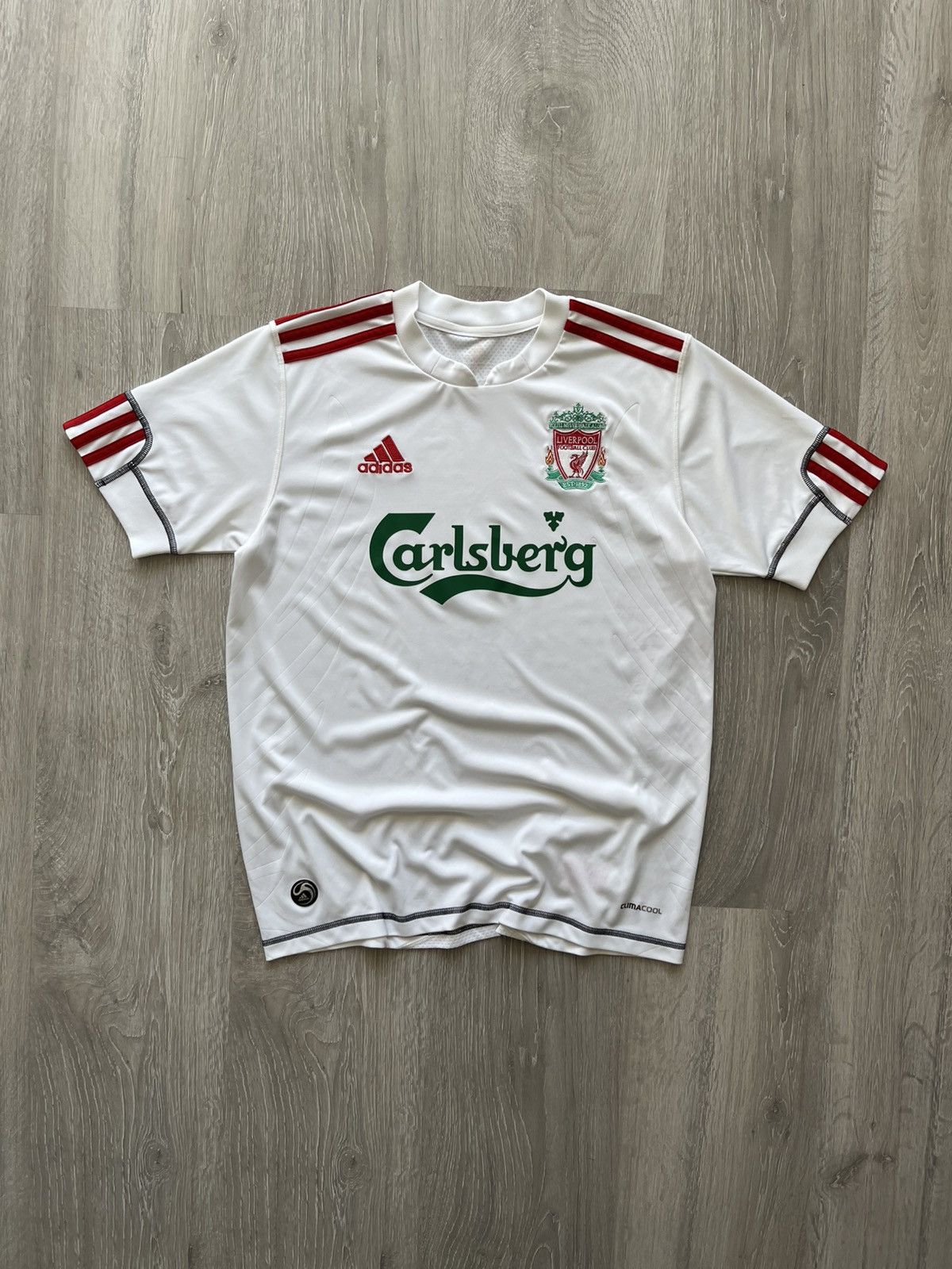 Adidas Vintage Adidas Liverpool Carlsberg Soccer Jersey T Shirt Tee Size US S / EU 44-46 / 1 - 2 Thumbnail