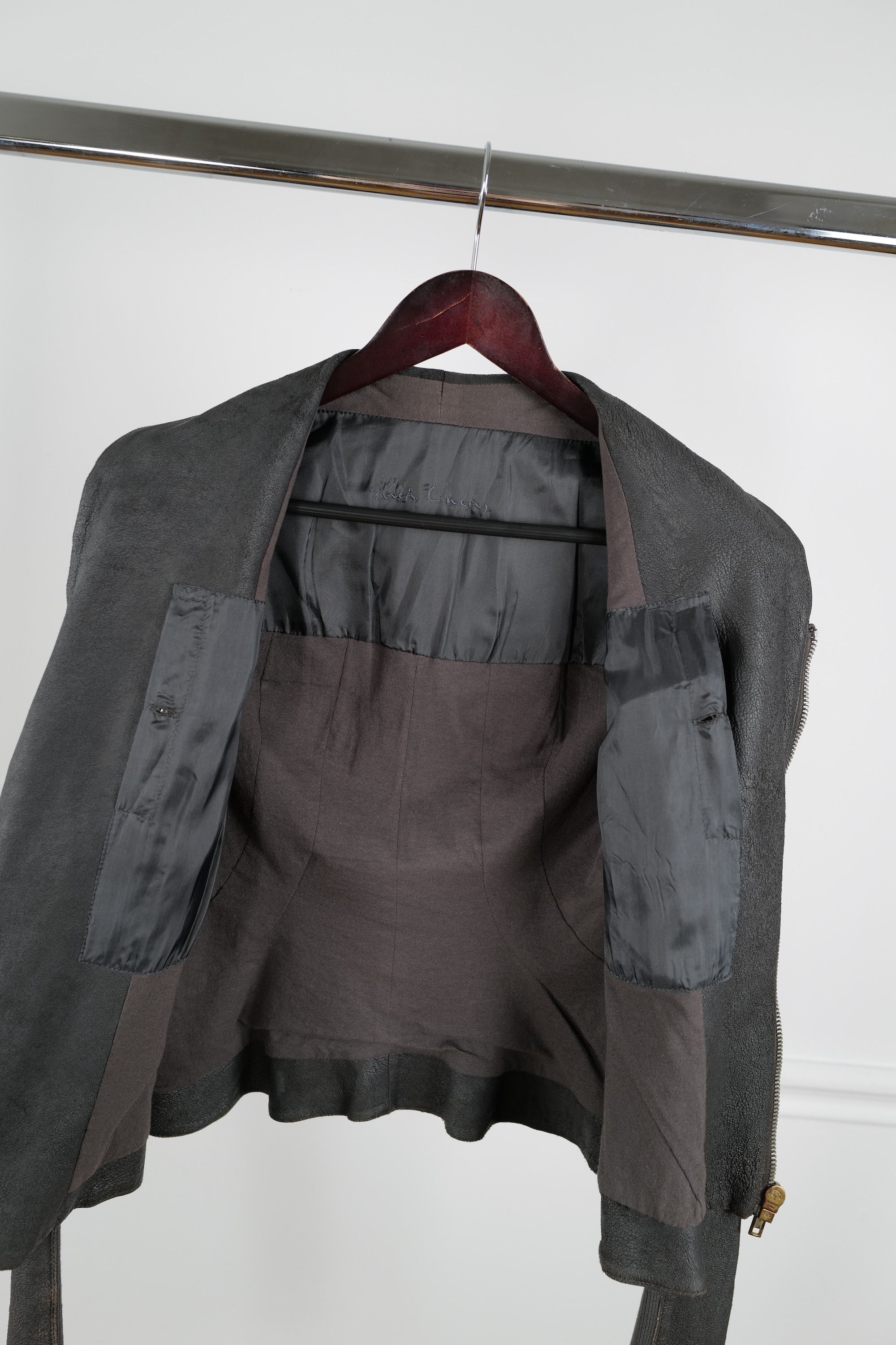 Rick Owens RICK OWENS LAMB LEATHER JACKET Size M / US 6-8 / IT 42-44 - 14 Thumbnail