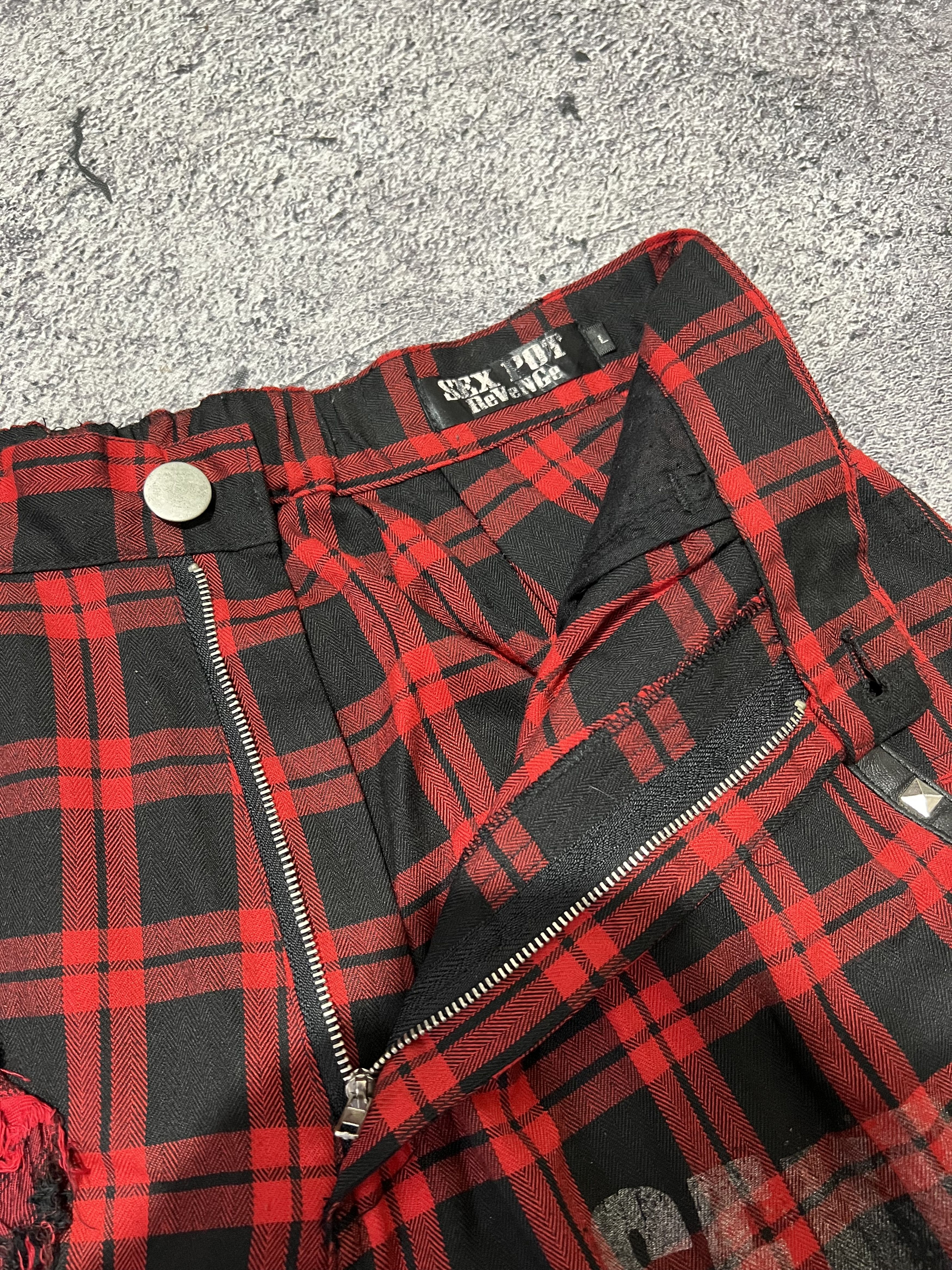 Japanese Brand 2000s Japanese Archive Ifsixwasnine Punk Poem Wide y2k Size US 30 / EU 46 - 7 Thumbnail