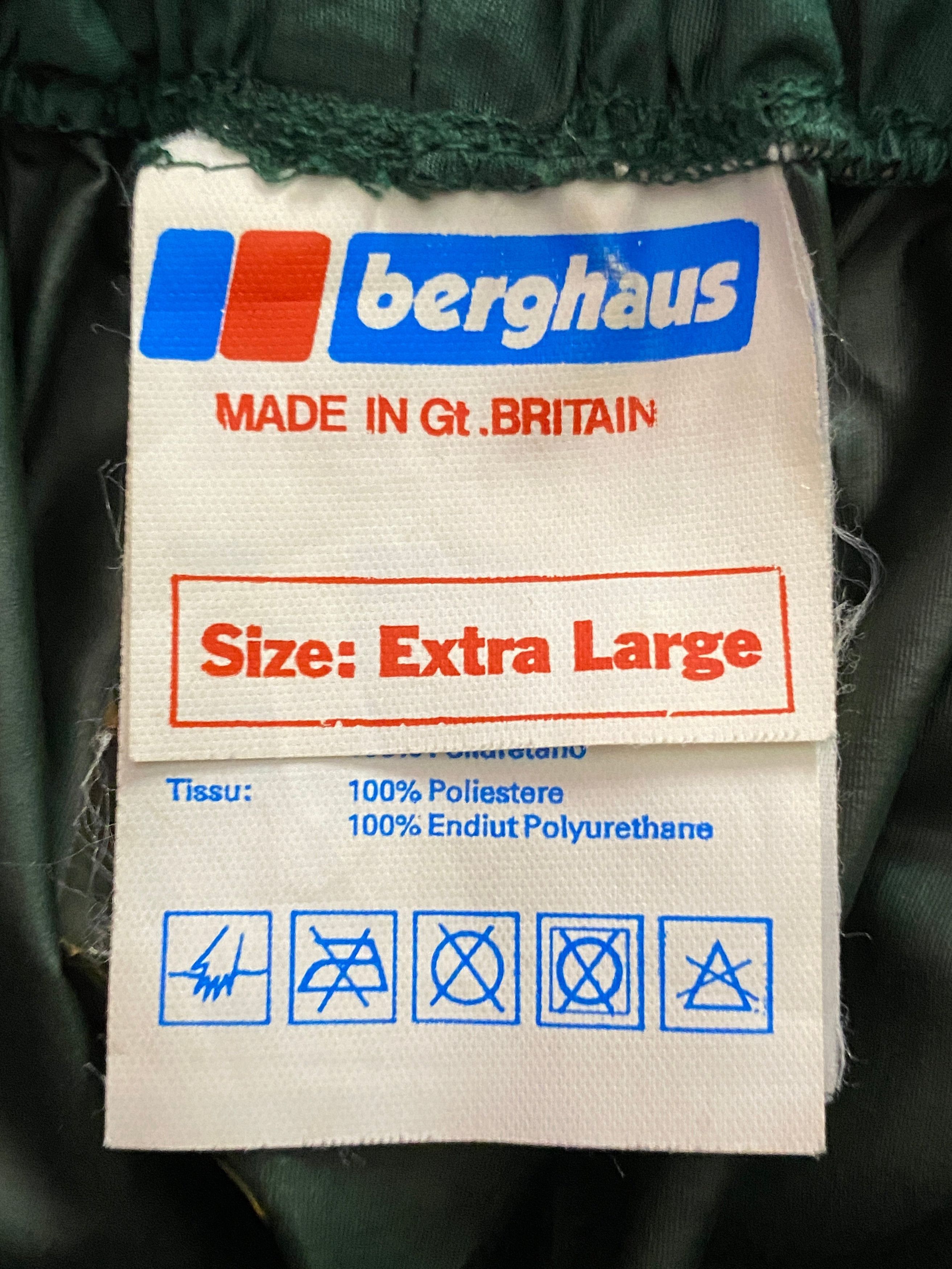 Berghaus 90s Berghaus Typhoon Overtrousers Vintage Mens Over Pants-XL Size US 38 / EU 54 - 5 Thumbnail