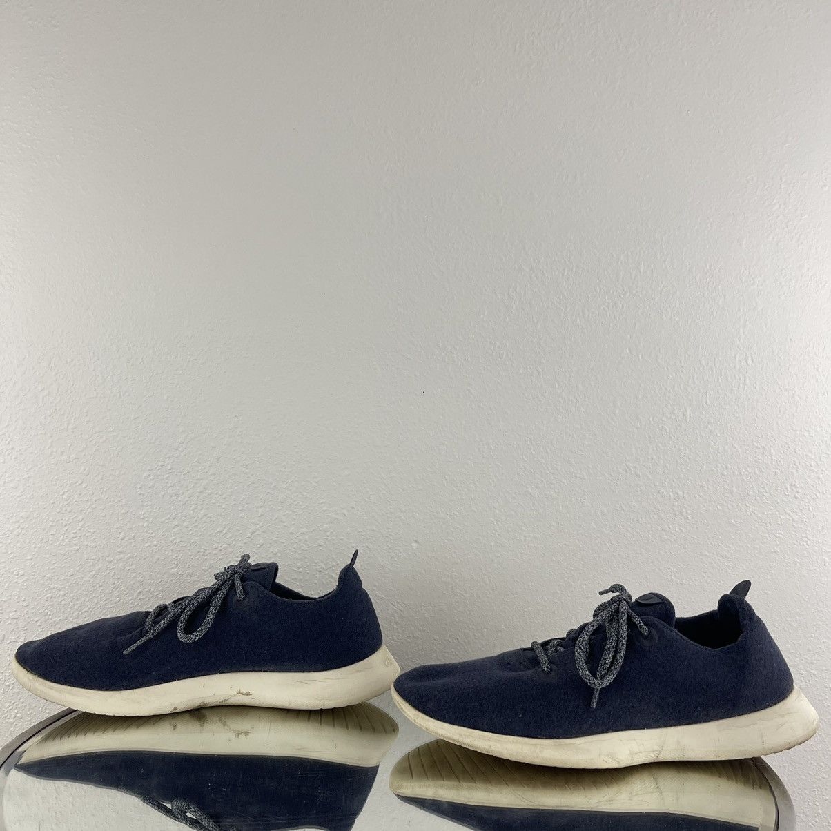 Allbirds ALLBIRDS Mens Dark Blue Merino Wool Tree Runner Sneakers Size US 13 / EU 46 - 6 Thumbnail