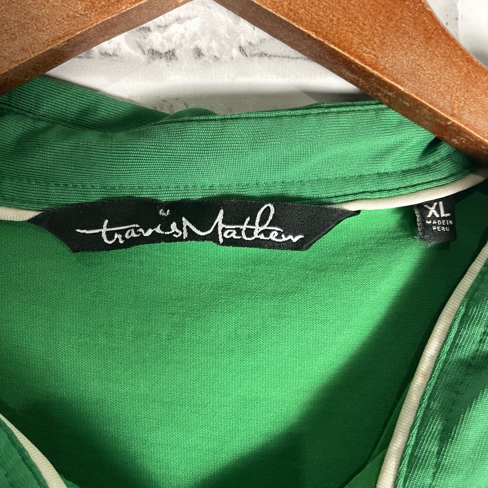 TravisMathew Travis Mathew Polo Shirt Mens XL Green SKI Athletic Stretchy Polo Shirt Size US XL / EU 56 / 4 - 4 Thumbnail