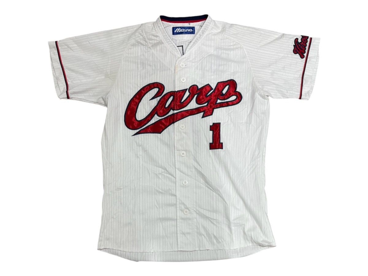 Japanese Brand Hiroshima Carp Japanese Baseball Jersey mizuno #1 Maeda Size US L / EU 52-54 / 3 - 1 Thumbnail