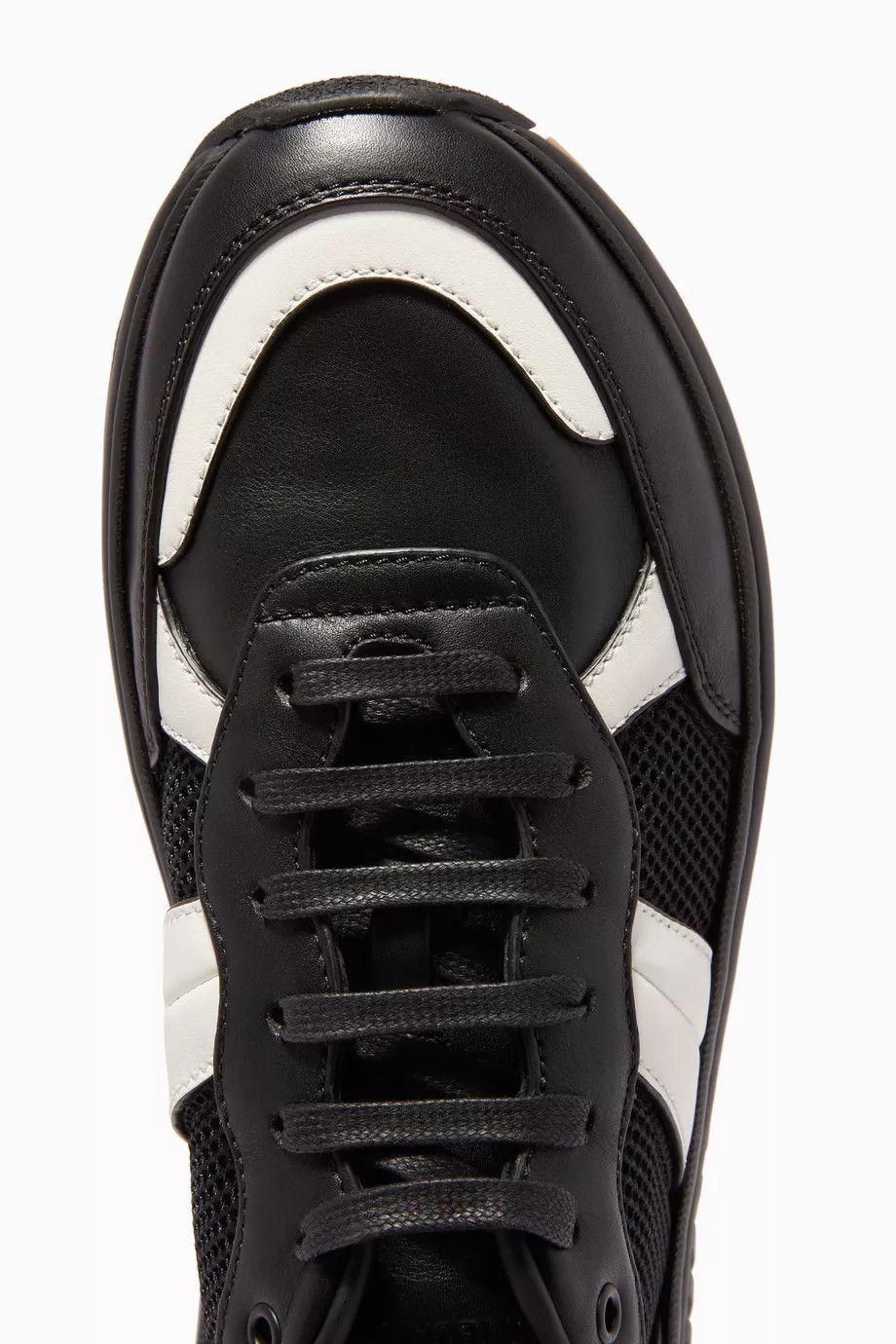 Bottega Veneta o1y0526 Low-Top Sneakers in Black/White Size US 8 / EU 41 - 4 Thumbnail