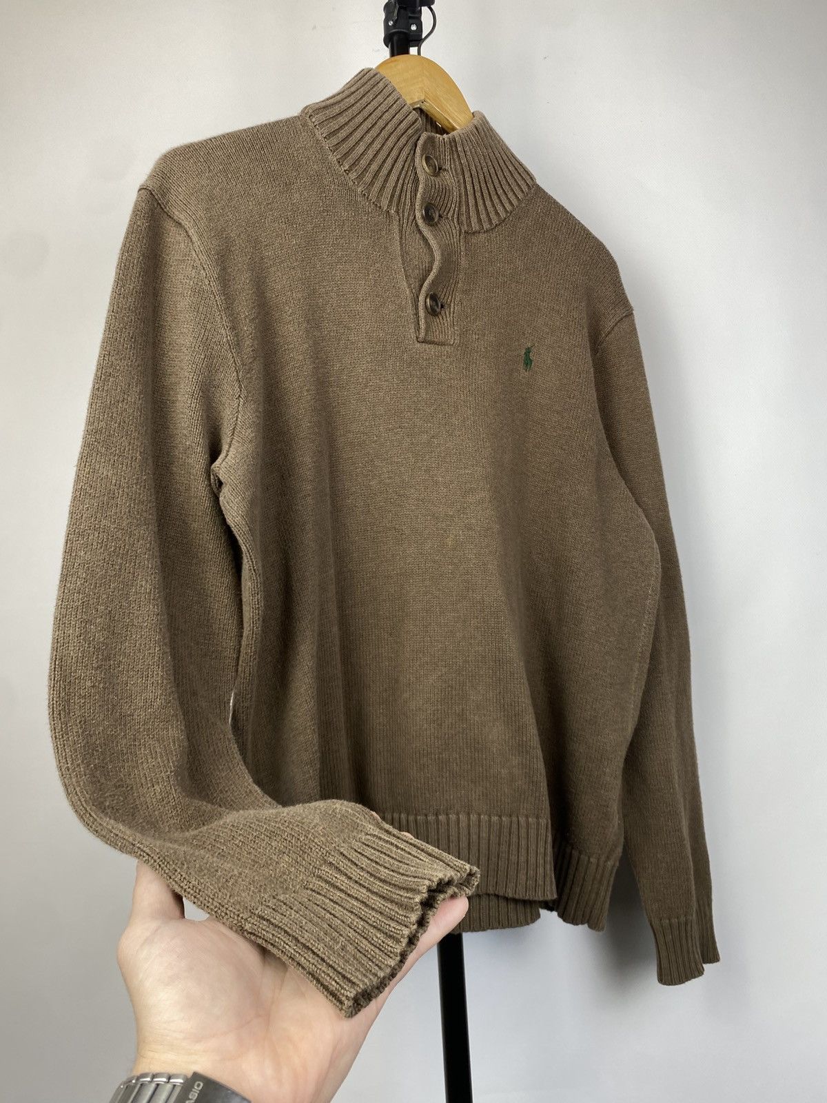 Polo Ralph Lauren × Vintage Vintage Polo Ralph Lauren Sweater Knit Mini Logo y2k 90s Size US M / EU 48-50 / 2 - 2 Thumbnail