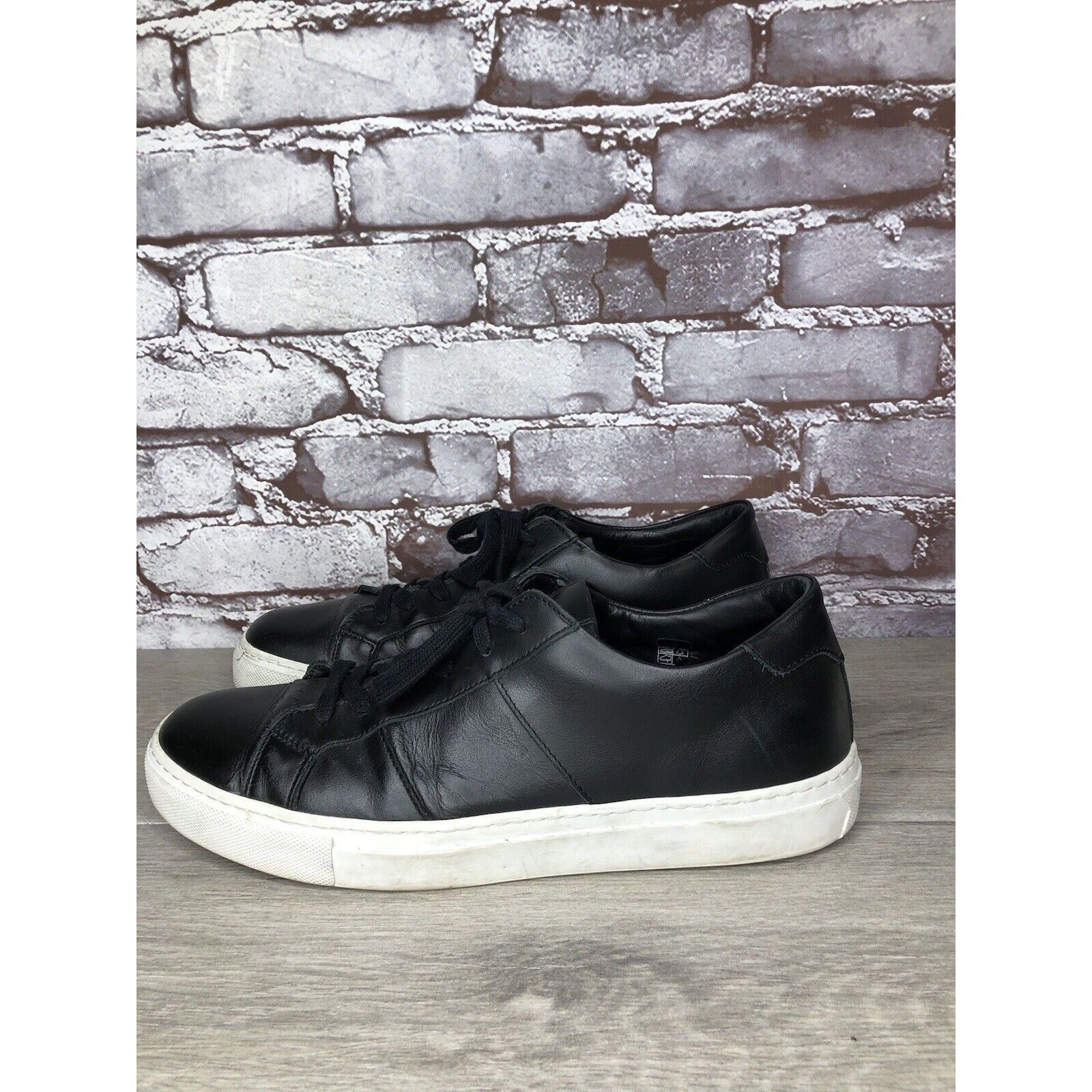 Greats Greats Brooklyn Black Leather Causal Lace Sneakers Shoes Men Size US 9.5 / EU 42-43 - 14 Thumbnail