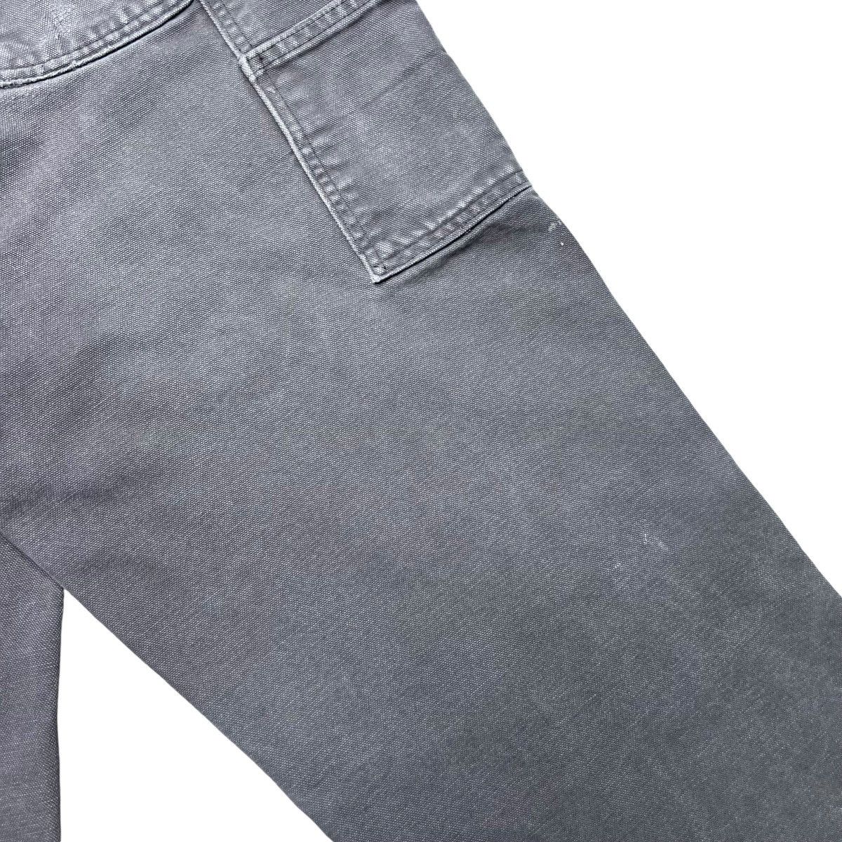 Carhartt × Vintage 2000s Carhartt Brown Carpenter Canvas Distressed Pants Size US 33 - 12 Thumbnail
