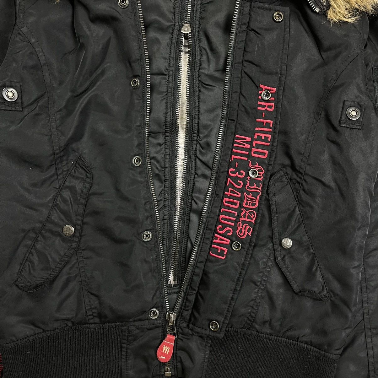 If Six Was Nine Midas Fur hoodie multi zipper bomber jacket vkei style Size US S / EU 44-46 / 1 - 5 Thumbnail