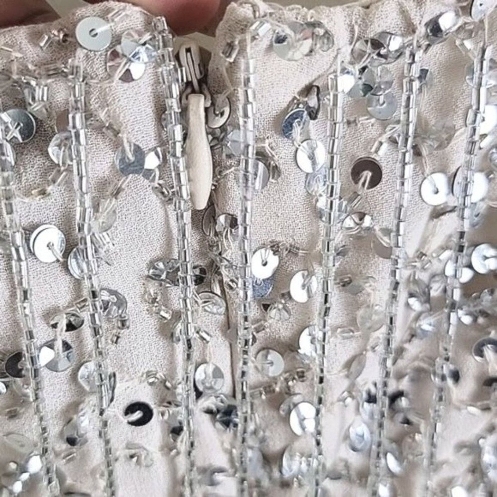 Nasty Gal Nasty Gal Bandeau Tassel Beaded Mini Dress size 2 Strapless Size XS / US 0-2 / IT 36-38 - 8 Thumbnail